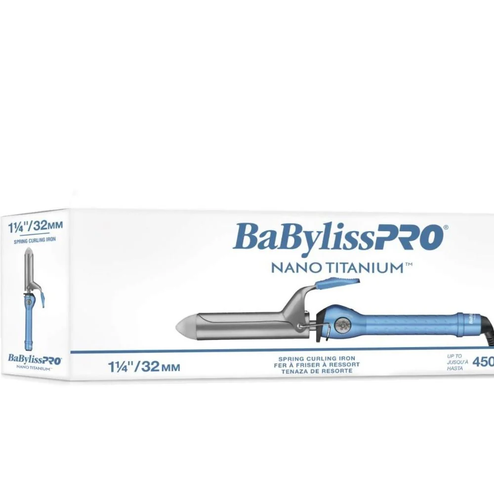 BaBylissPro Rapido Nano Titanium Italian Performance Hair Dryer BRAP1 + Nano Titanium 1 1/4" Spring Curling Iron BNT125S + ConairPro Round Brush 2½" - Image 11