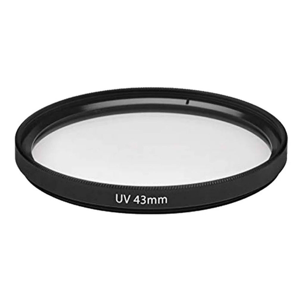 1 Pcs 43mm UV Ultraviolet Haze Glass Filter For Canon EF-M 22mm 28mm STM Lens - Image 2