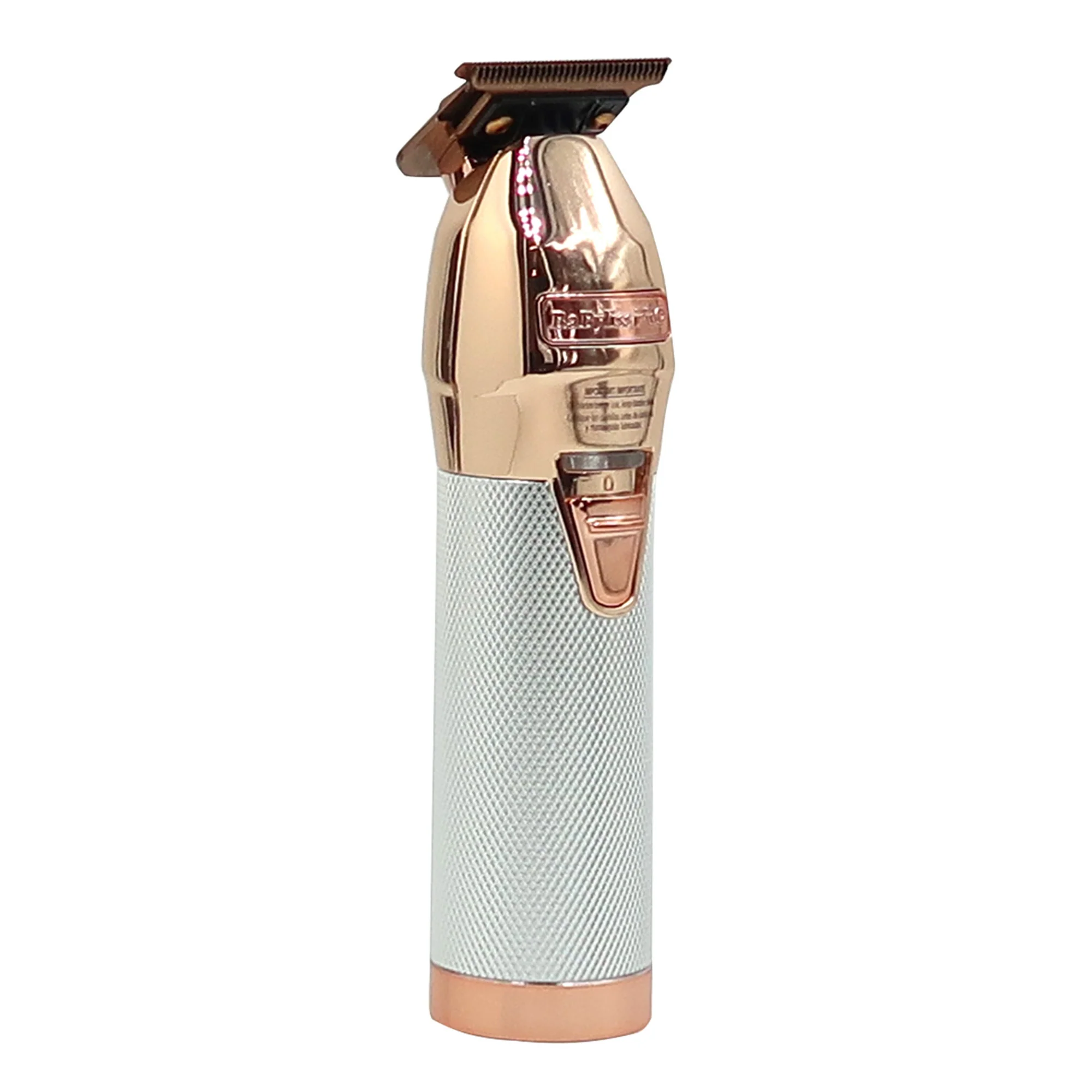 BaByliss Pro ROSEFX+ Professional Cord/Cordless Lithium Outlining Trimmer Rose Gold FX787NRG with Cordless Double Foil Shaver FXFS2RG Rose Gold and Barber Apron - Image 4