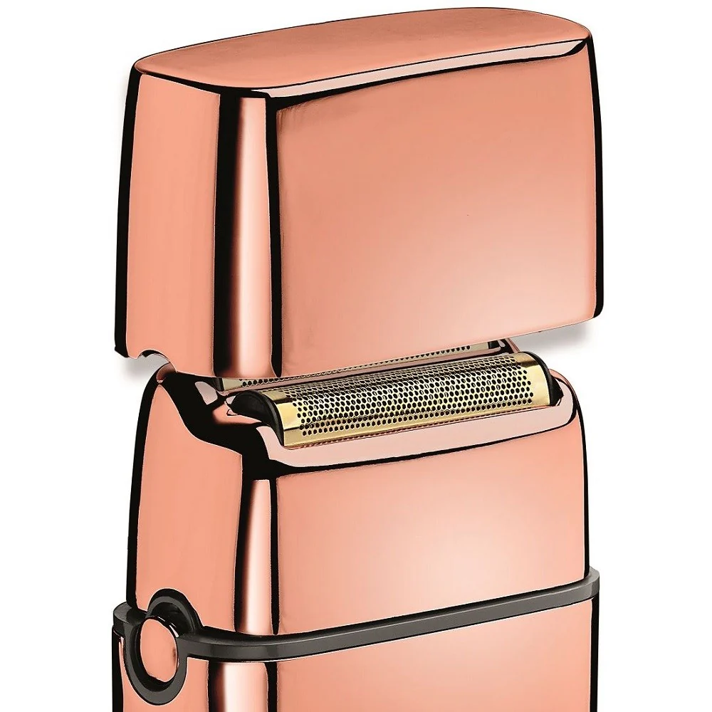 BaByliss Pro ROSEFX+ Professional Cord/Cordless Lithium Outlining Trimmer Rose Gold FX787NRG with Cordless Double Foil Shaver FXFS2RG Rose Gold and Barber Apron - Image 9
