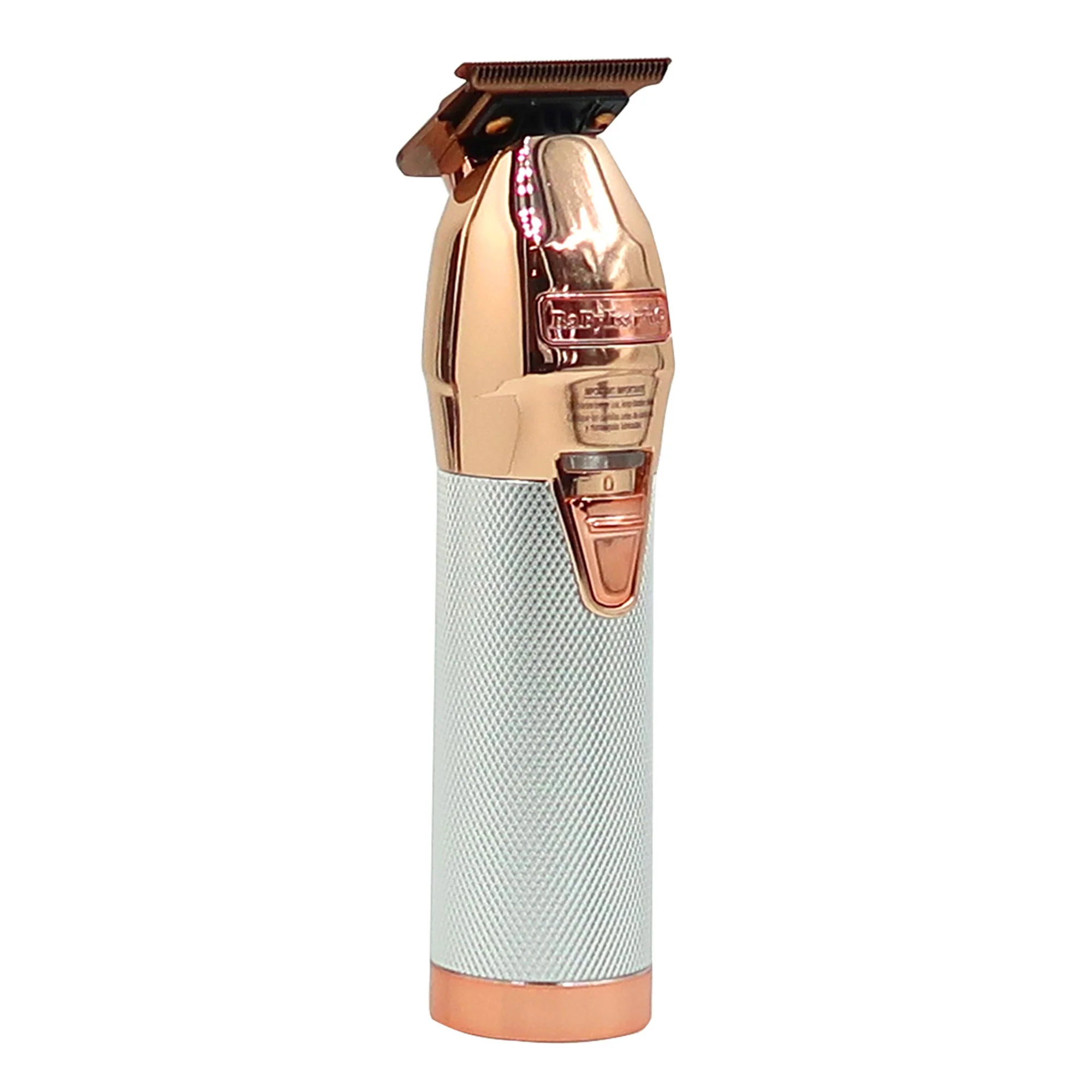 BaByliss Pro ROSEFX+ Cord/Cordless Lithium Outlining Trimmer Rose Gold #FX787NRG with Cordless Double Foil Shaver FXFS2RG Rose Gold and Barber Apron - Image 2