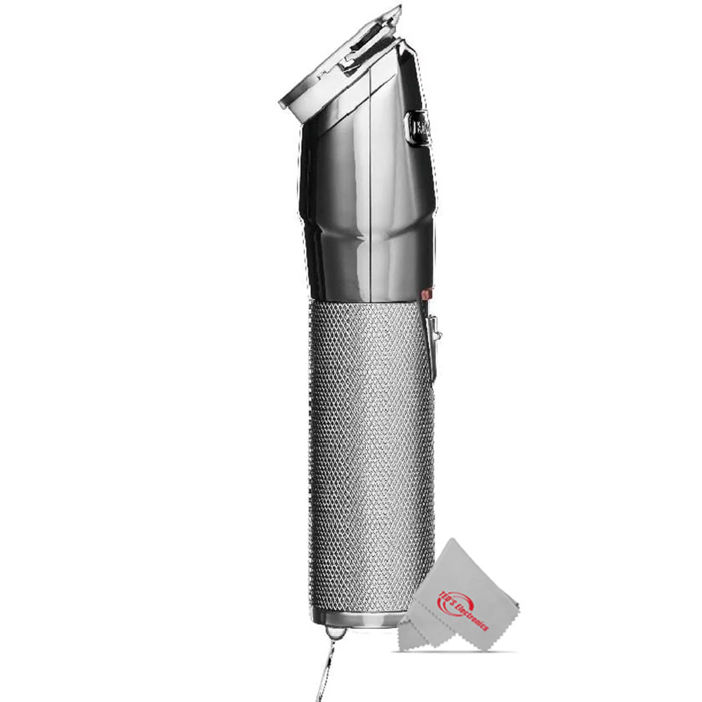 Babyliss Pro FX788S Silver FX Metal Lithium Cordless Trimmer with BaByliss Pro Barber Clipper and Trimmer Pouch - Image 4