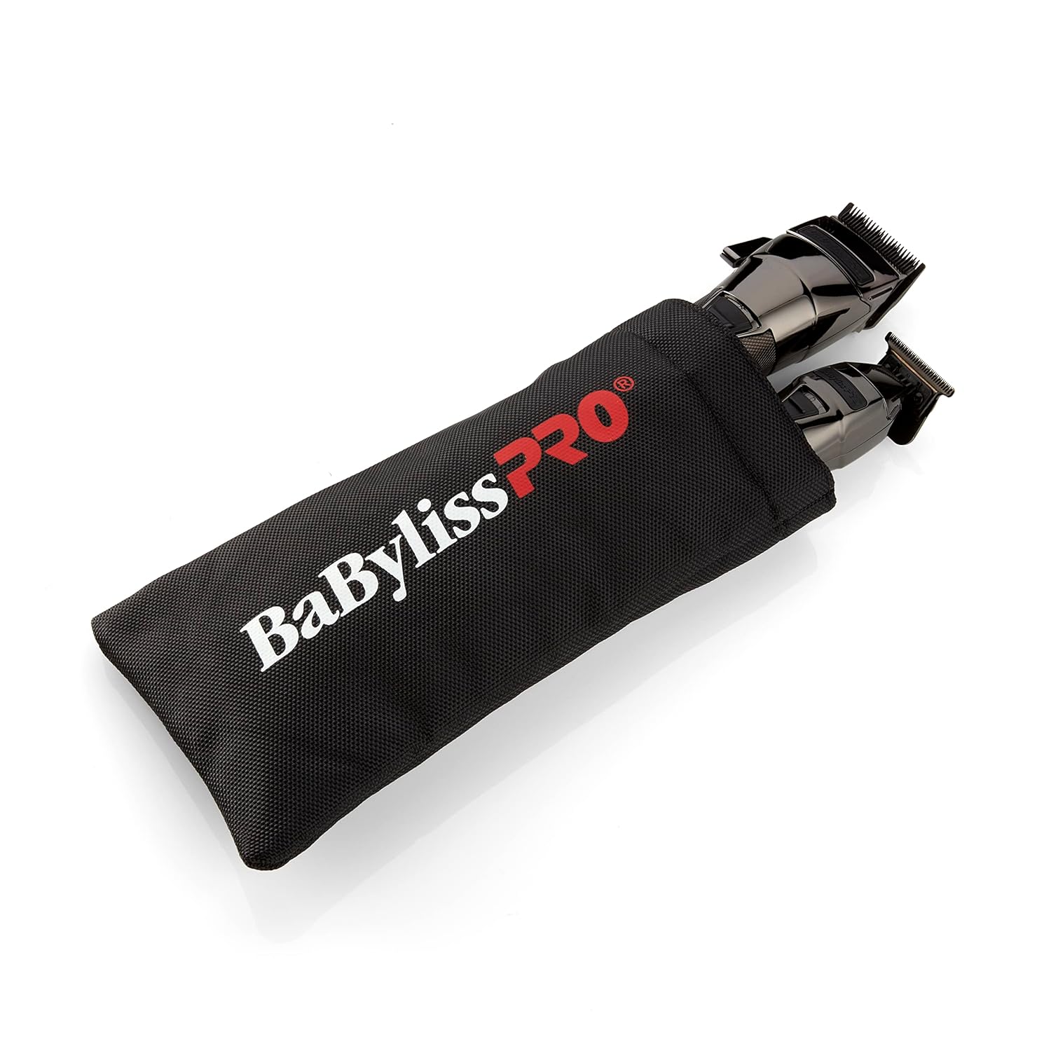 BaByliss Pro FXONE BLUEFX All-Metal Interchangeable-Battery Trimmer FX799BL with BaByliss Pro Barber Clipper Trimmer Pouch and BaByliss Pro Soft Knuckle Neck Brush White - Image 9