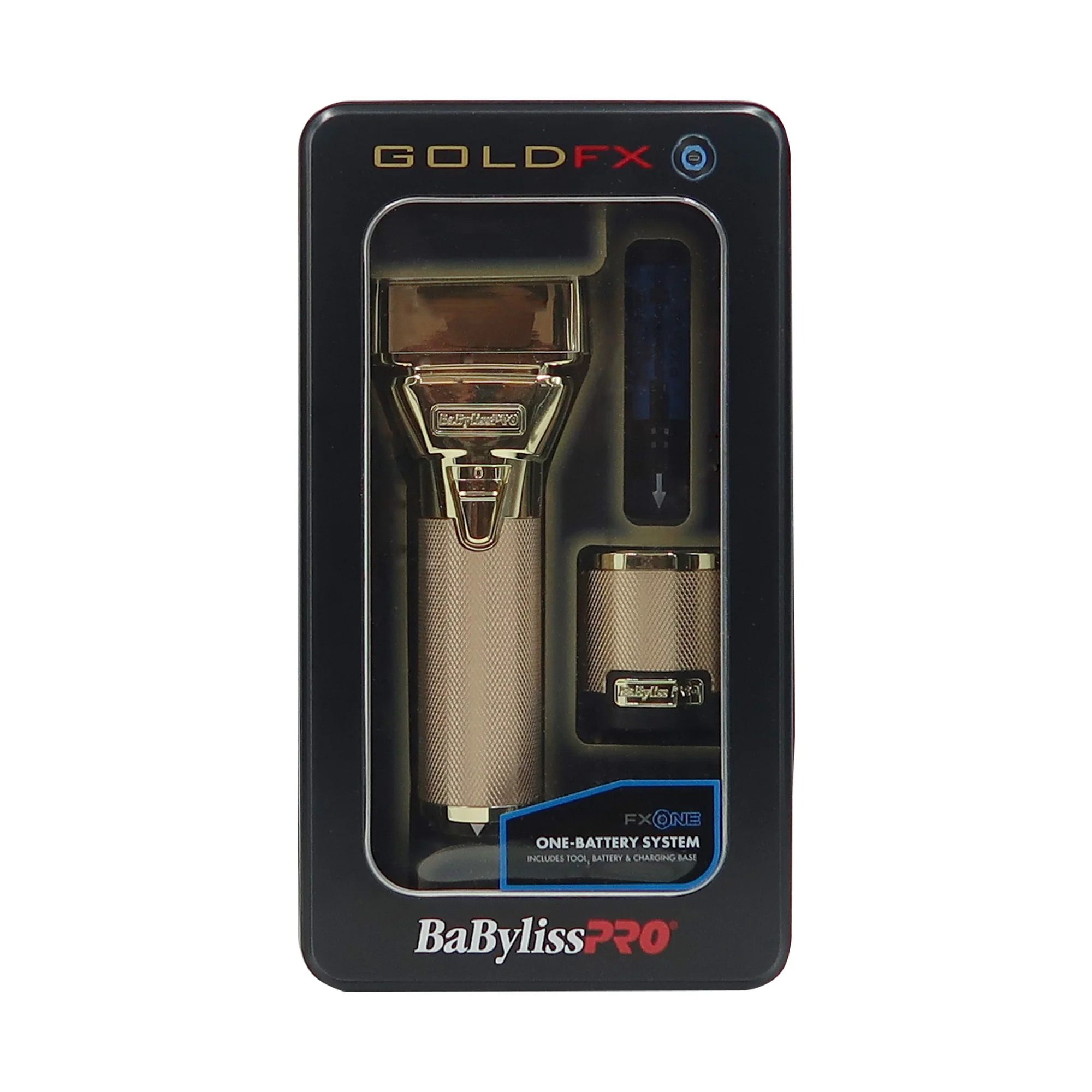 BaByliss Pro FXONE GOLDFX Interchangeable-Battery Shaver FX79FSG with BabyLiss Pro Vibe FX Cord / Cordless Massager FXSSMG Gold - Image 5