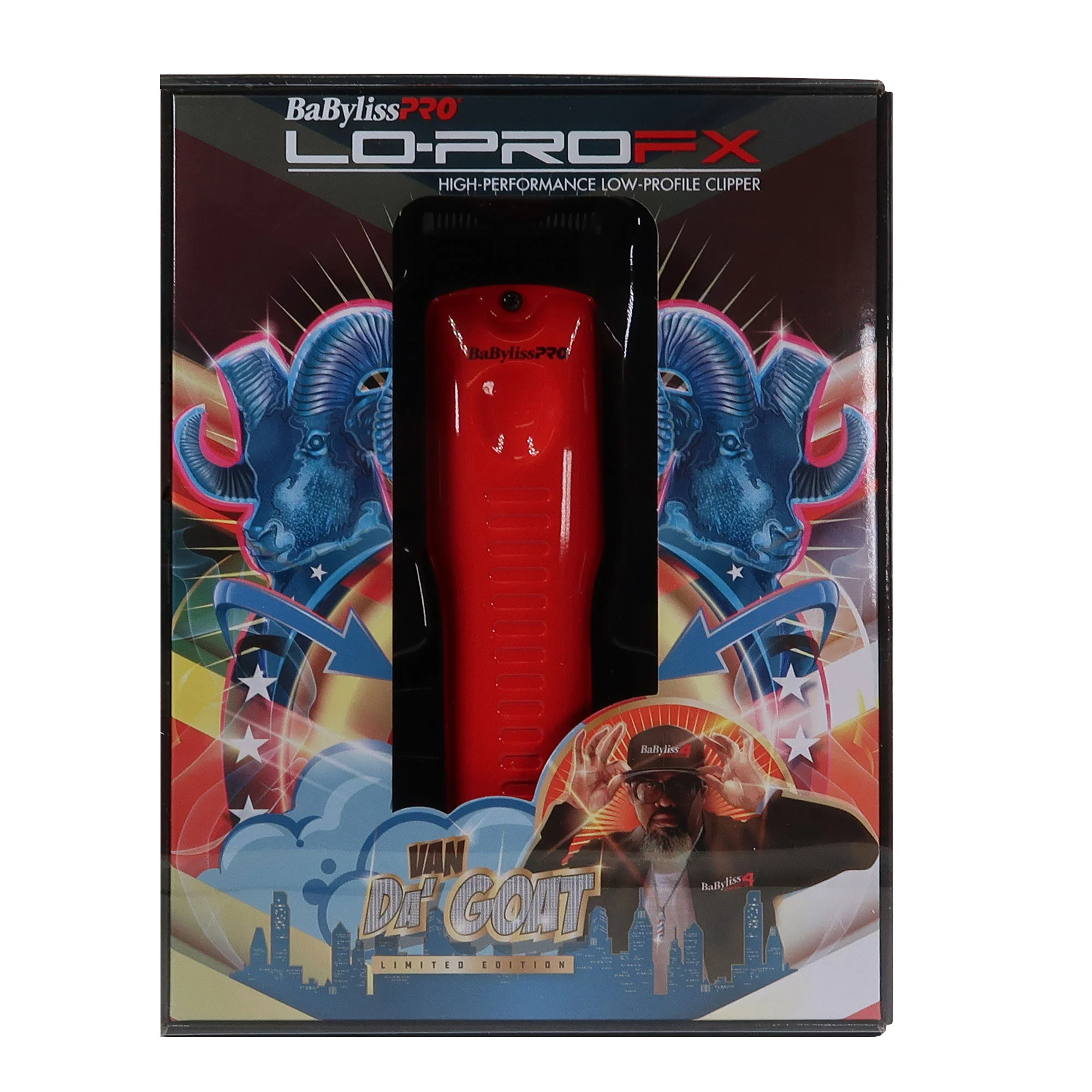 BaByliss Pro Limided Edition LO-PRO FX Cordless Clipper (Van Da' Goat) #FX825RI Barber Accessory Bundle - Image 4