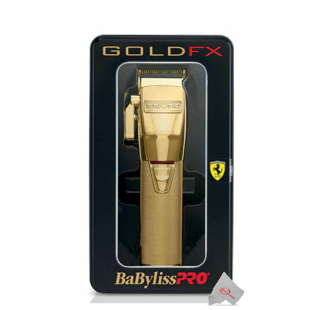 BaByliss PRO FX870G Cordless Clipper Gold with Replacement Gold Titanium Wedge Blade #FX603G - Image 4