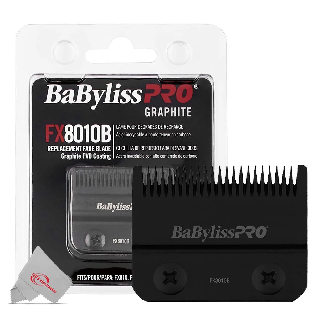 BaByliss PRO FX870RS Cordless Lithium-Ion Adjustable Clipper Silver with Replacement Blade Kit - Image 3