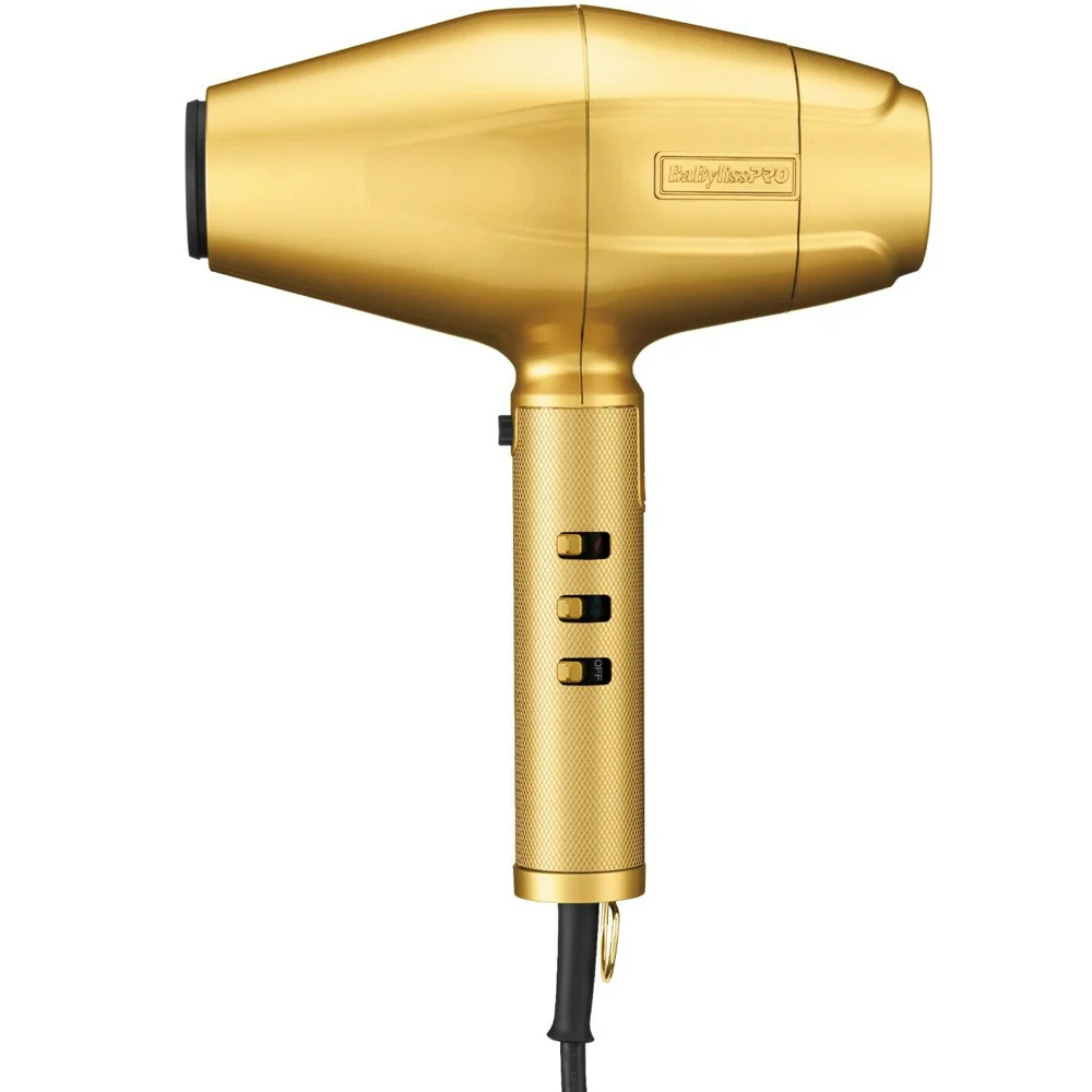 BaByliss Pro FXONE GOLDFX All-Metal Interchangeable-Battery Trimmer FX799G with FXBDG1 GoldFX High Performance Turbo Dryer and Accessories - Image 3