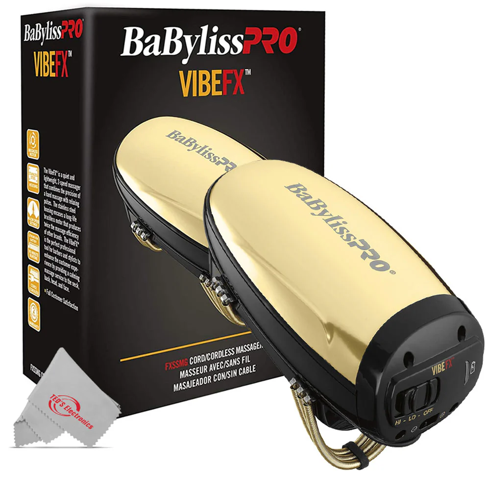 BaByliss Pro LIMITEDFX Collection Trimmer, Double Foil Shaver FXDUOFS2TG + VibeFX Cord / Cordless Massager FXSSMG + Philips Norelco Ultimate Comfort Nose Trimmer NT1605/60 - Image 9