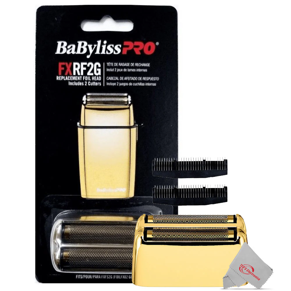 Babyliss Pro Foil FX02 Metal Double Foil Shaver with Replacement Head and Cutters - Image 5