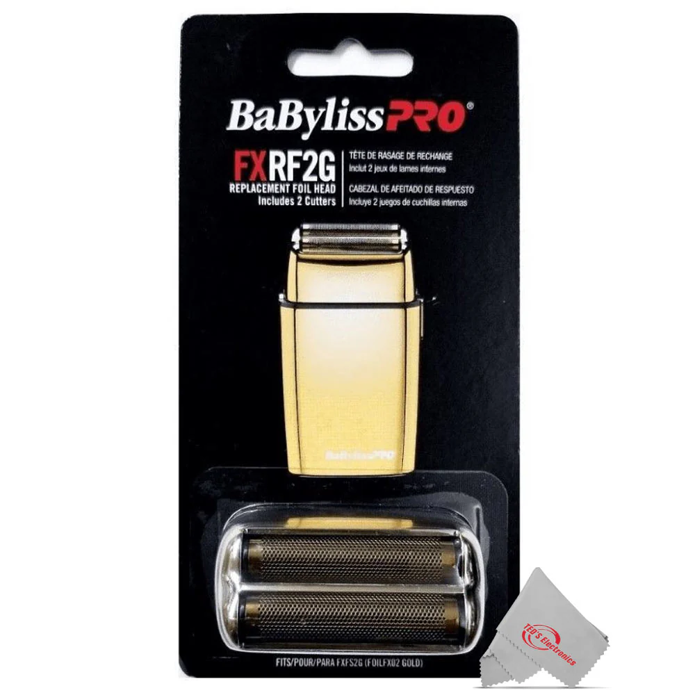 Babyliss Pro Foil FX02 Metal Double Foil Shaver with 3x Replacement Head and Cutter - Image 6
