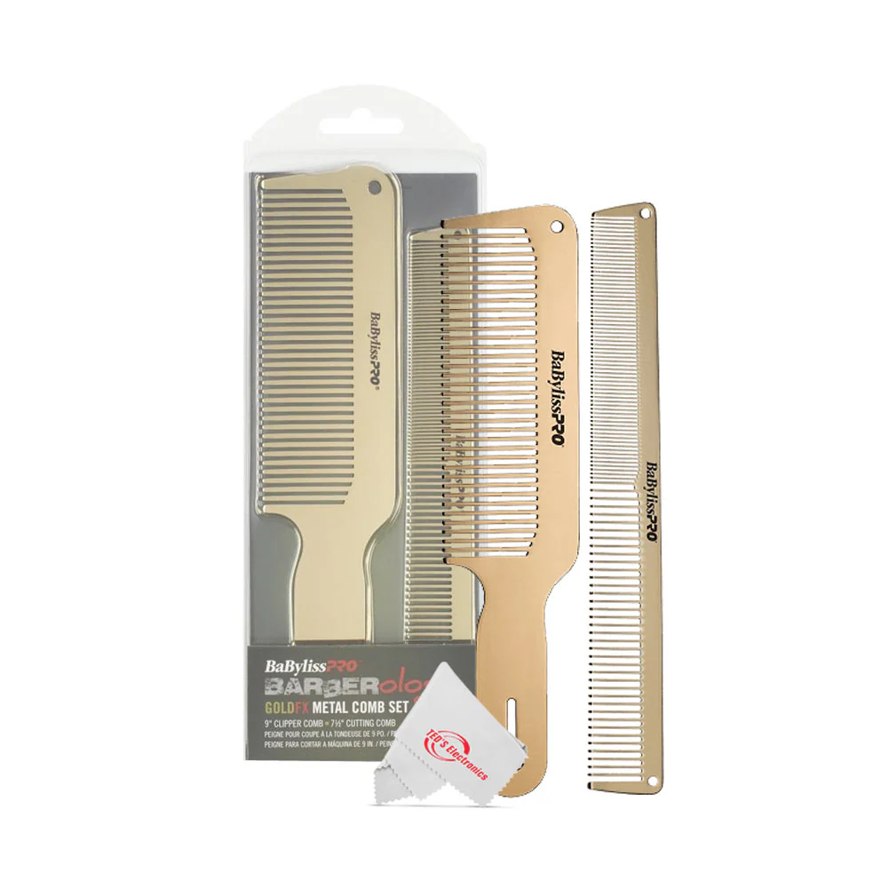 BaByliss Pro GOLDFX Collection Trimmer & Double Foil Shaver with FXBDG1 Turbo Dryer Kit - Image 9