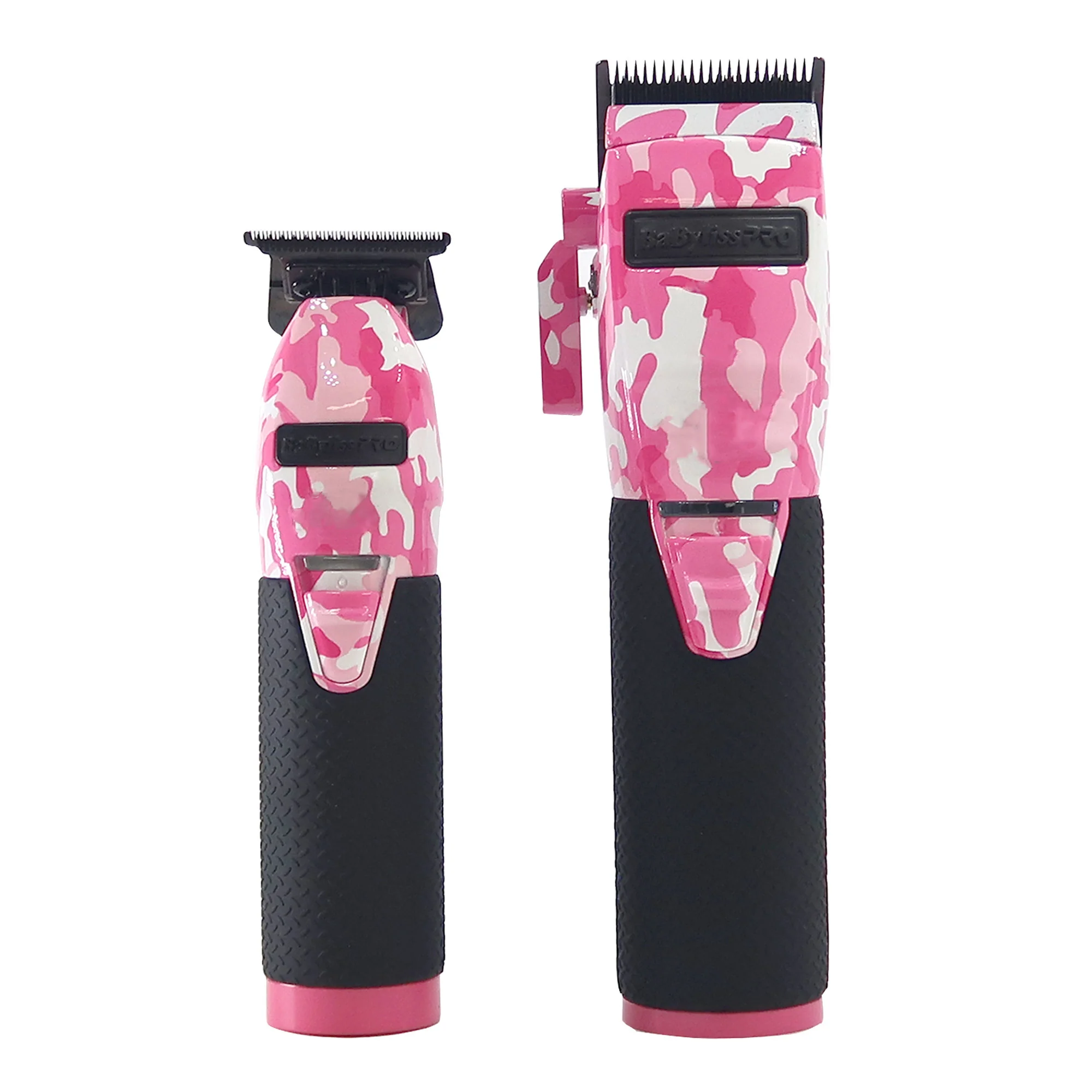 BaByliss Pro LIMITEDFX Pink Camo Clipper and Trimmer Collection #FXHOLPKCAMPK with Babyliss Pro Barber Apron and Wahl Neck Duster #3722-100 - Image 3