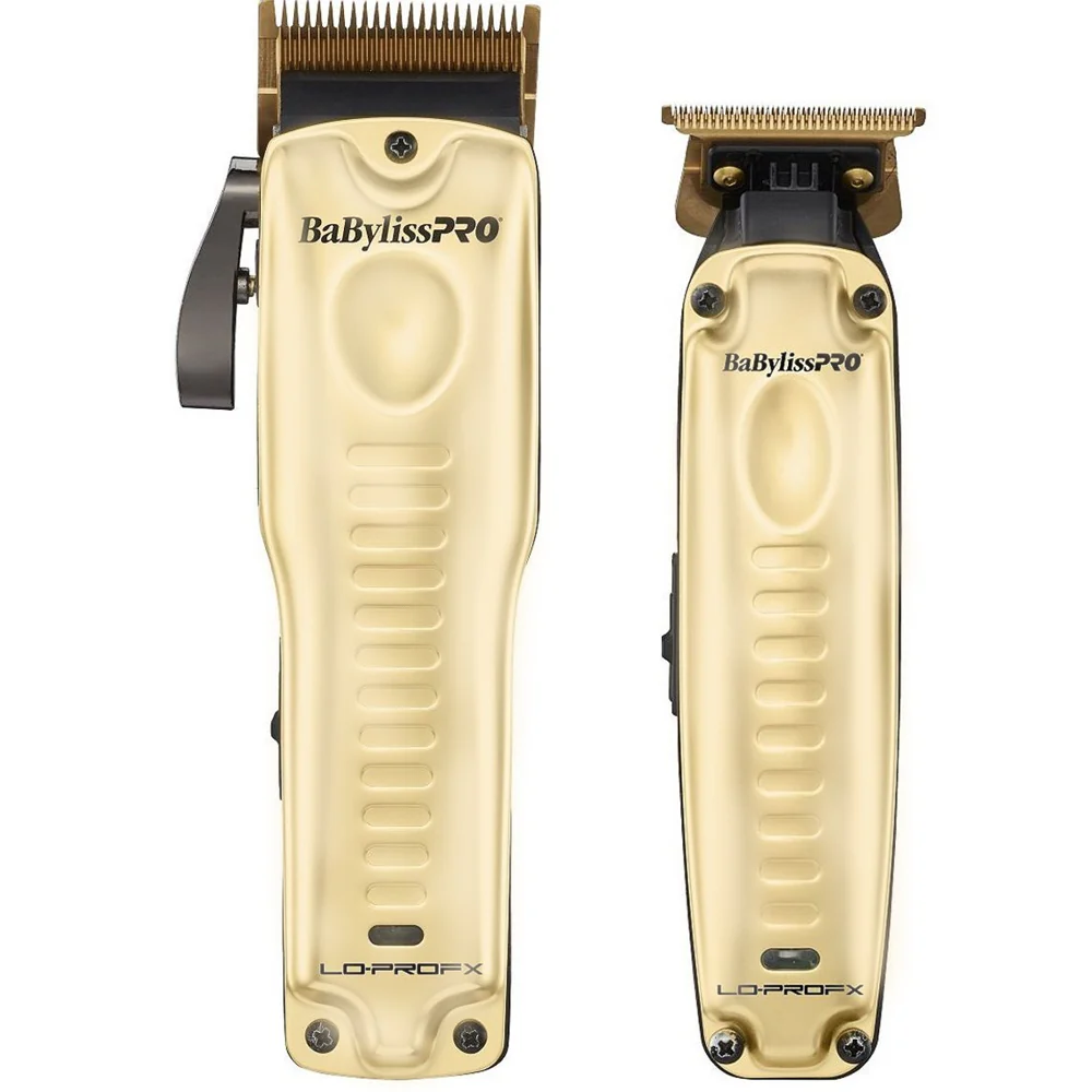 BaByliss Pro Limited Edition LO-PROF Clipper & Trimmer Gold with Charging Base Kit - Image 2