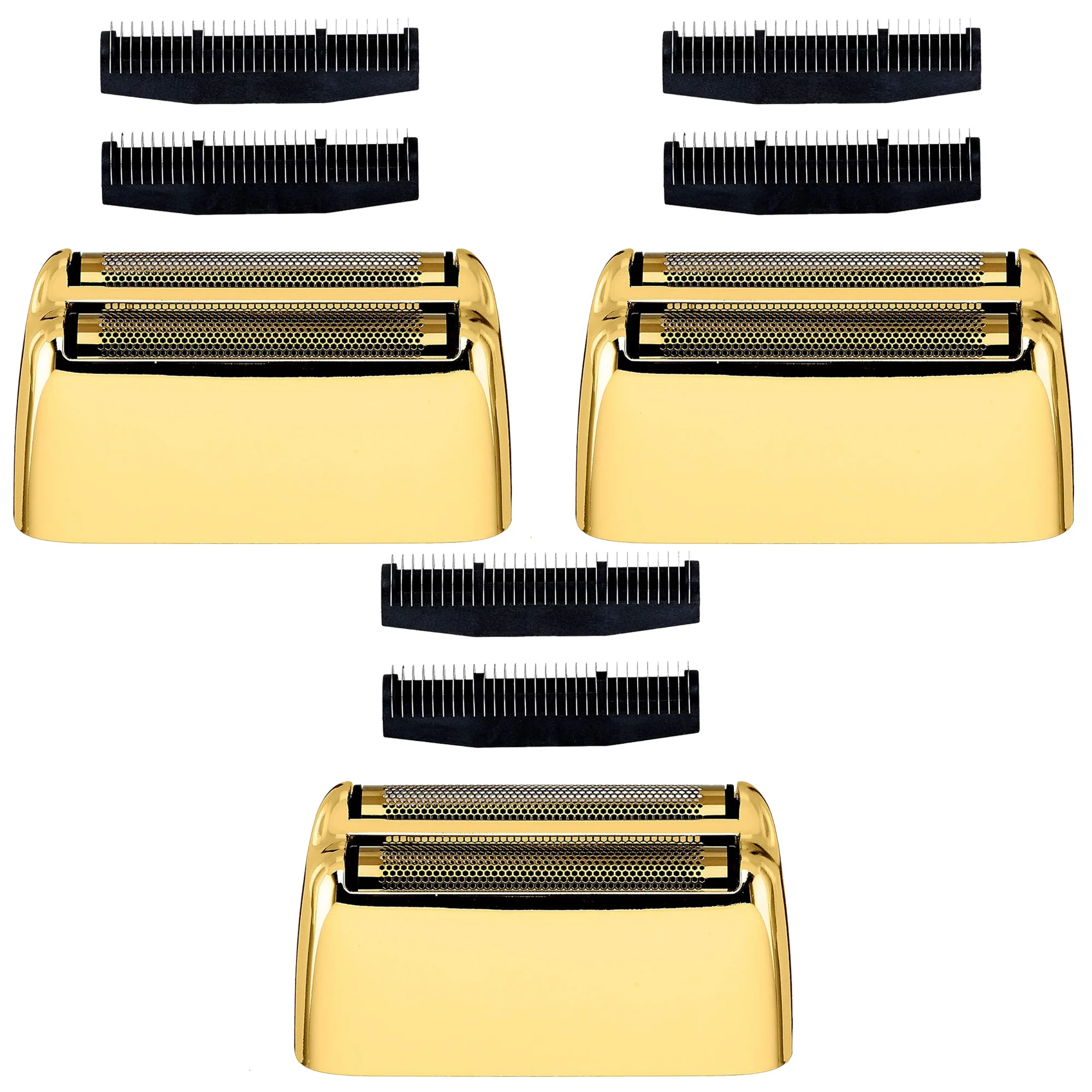 3x Babyliss PRO FXRF2G Replacement Double Foil Head & Cutter for FX02 Shaver