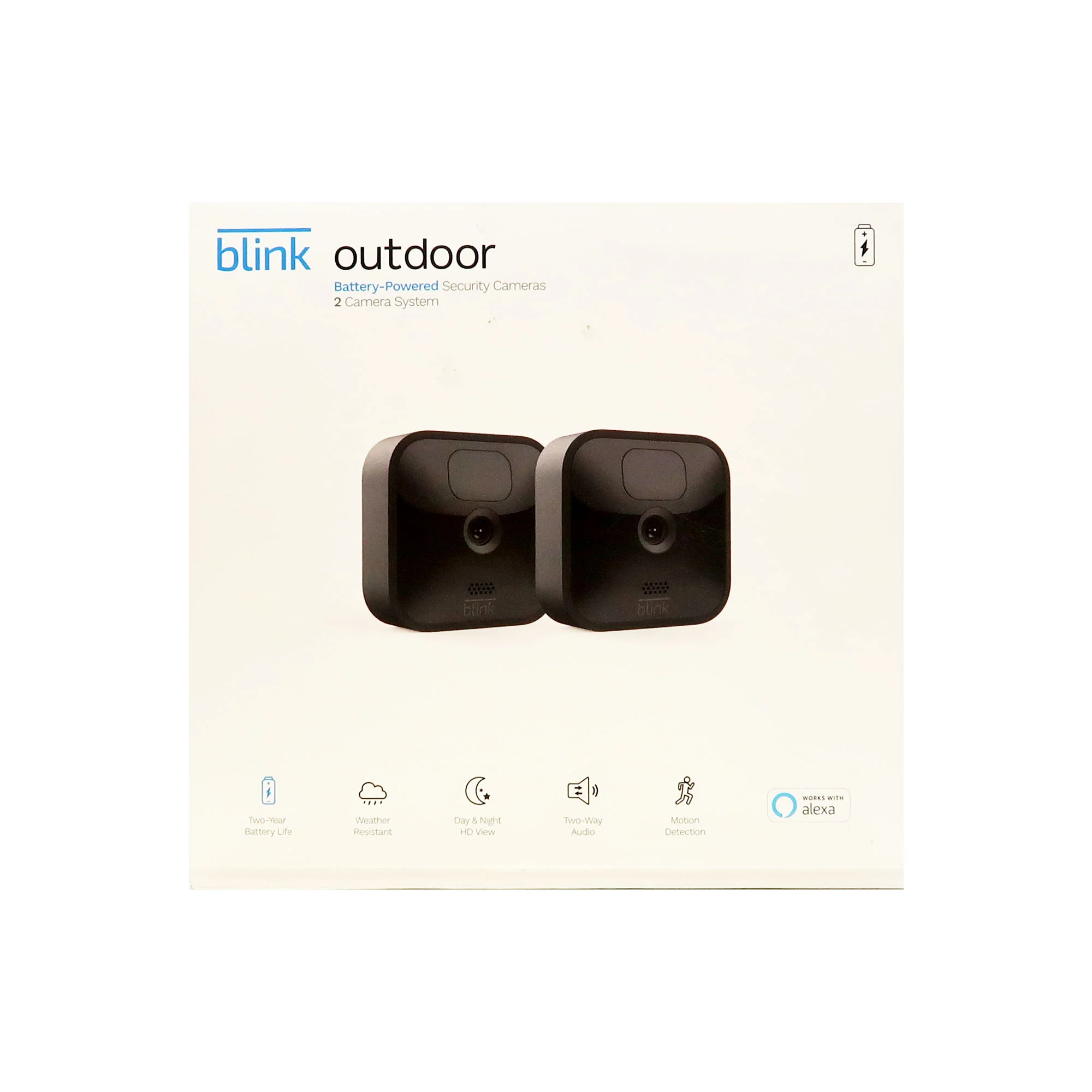 2x Blink Outdoor Battery Powered Weather-Resistant Security Cameras - 2 Camera System (3rd Gen) - Image 5