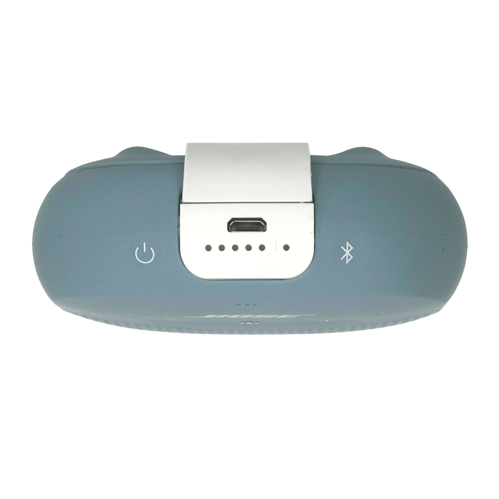 Bose QuietComfort 45 Noise-Canceling Wireless Over-Ear Headphones (White Smoke) and Bose Soundlink Micro Bluetooth Speaker (Stone Blue) - Image 6