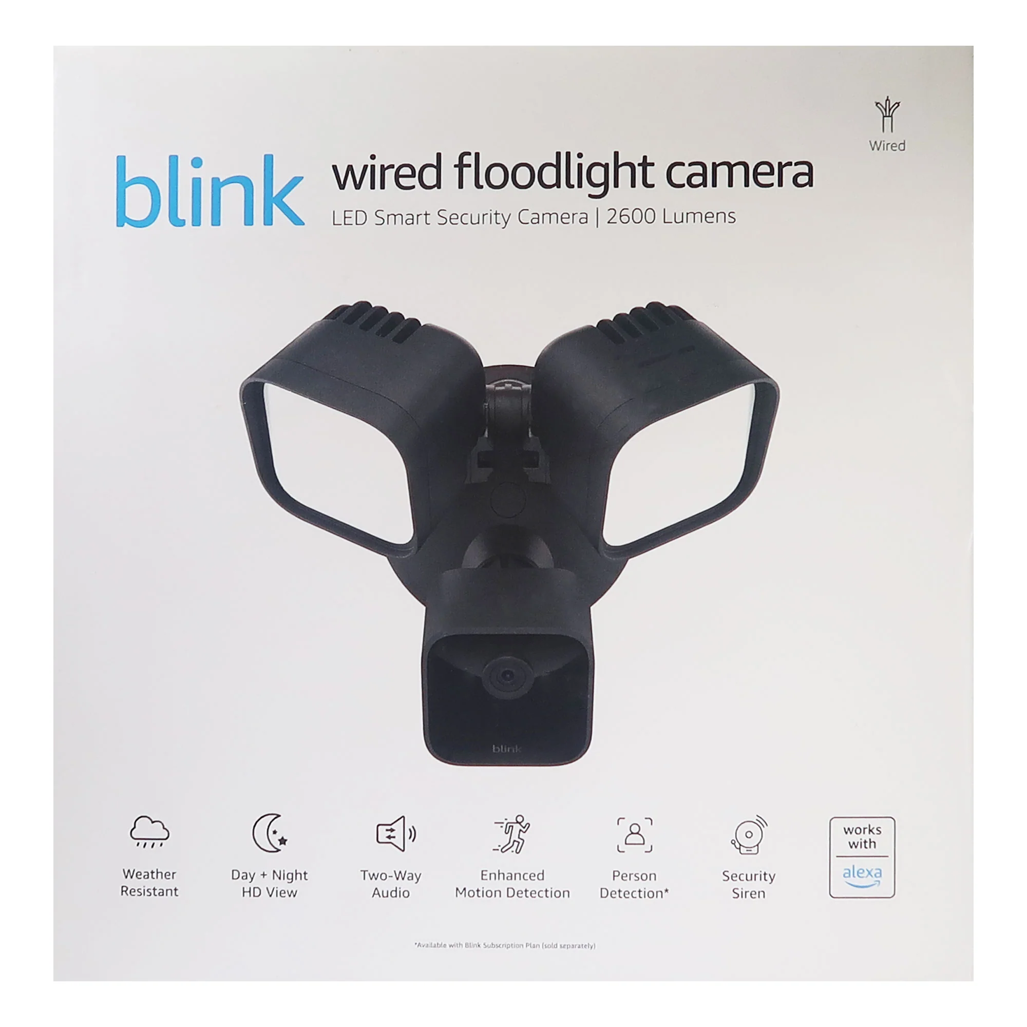 Blink Smart Wifi Video Doorbell Wired / Battery, Sync Module 2 with Blink Wired Floodlight Camera Works with Alexa - Image 2
