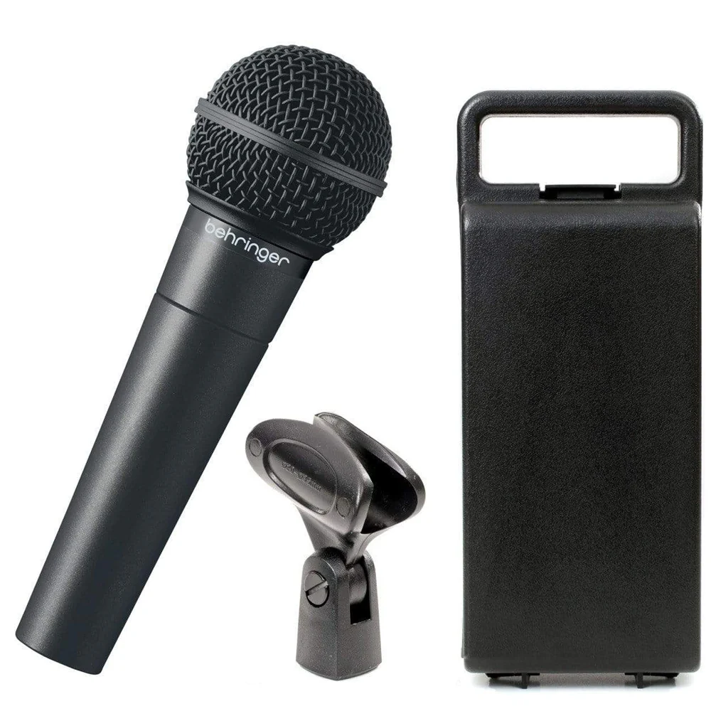 Behringer XM8500 Ultravoice Dynamic Cardioid Vocal Microphone with Boya BY-BA20 Desk Holder Mic Stand Bracket and Pig Hog 8mm XLR Male to Female Cable - Image 5