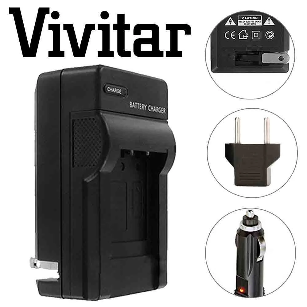 6 Vivitar LP E10 Replacement Batteries and Charger for Canon T7 T6 T5 T100 4000D 3000D 2000D - Image 3