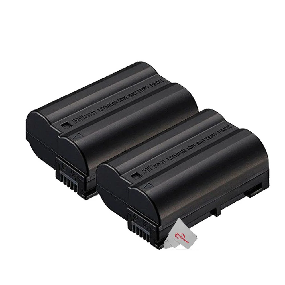 2X Vivitar Nikon EN-EL15 Replacement Battery for Nikon Z5 Z6 Z7 D500 D750 D780 D7500 Digital Cameras - Image 2