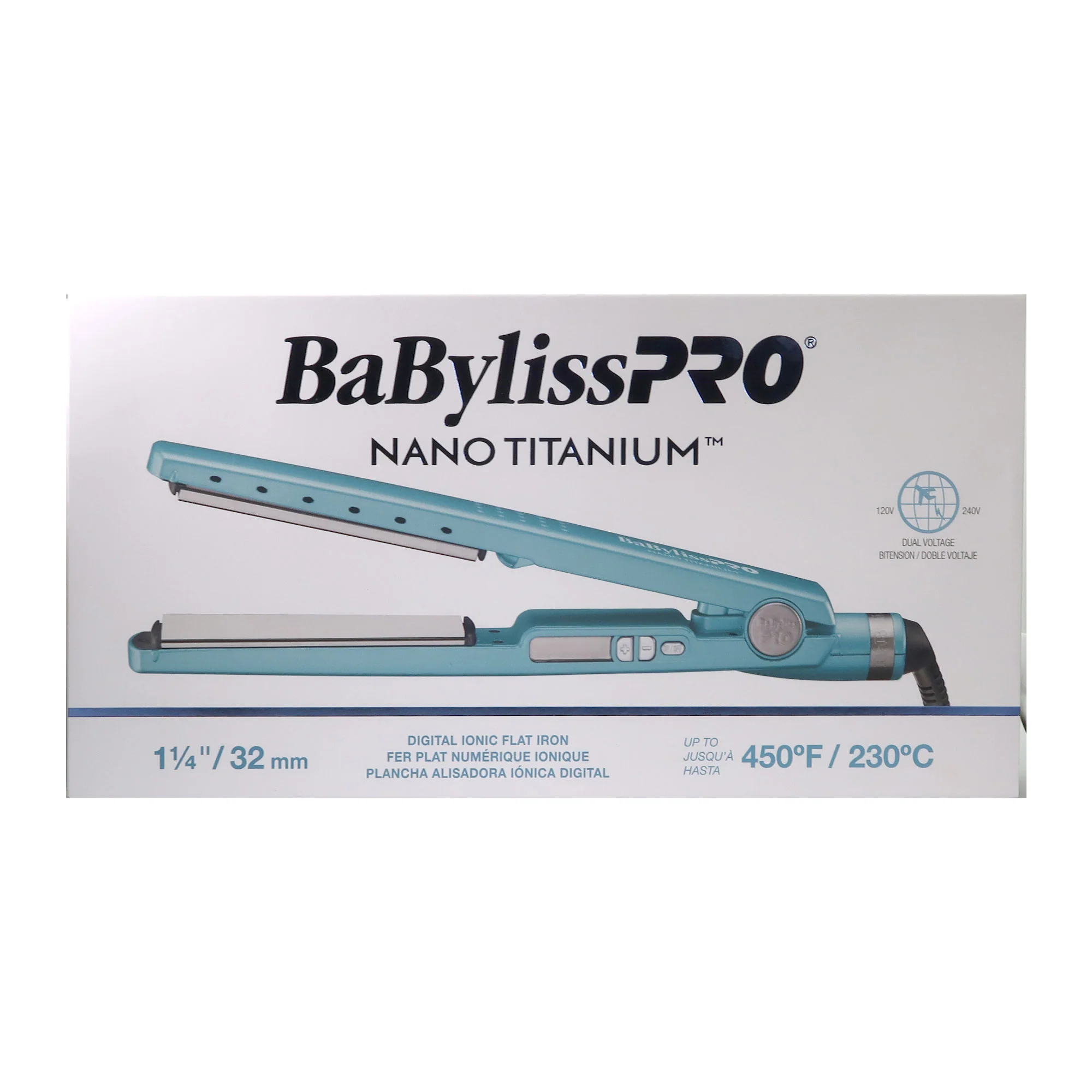 BaByliss Pro Nano Titanium Digital Ionic Flat Iron 1¼" #BNT4091TUC (Dual Voltage) - Image 5