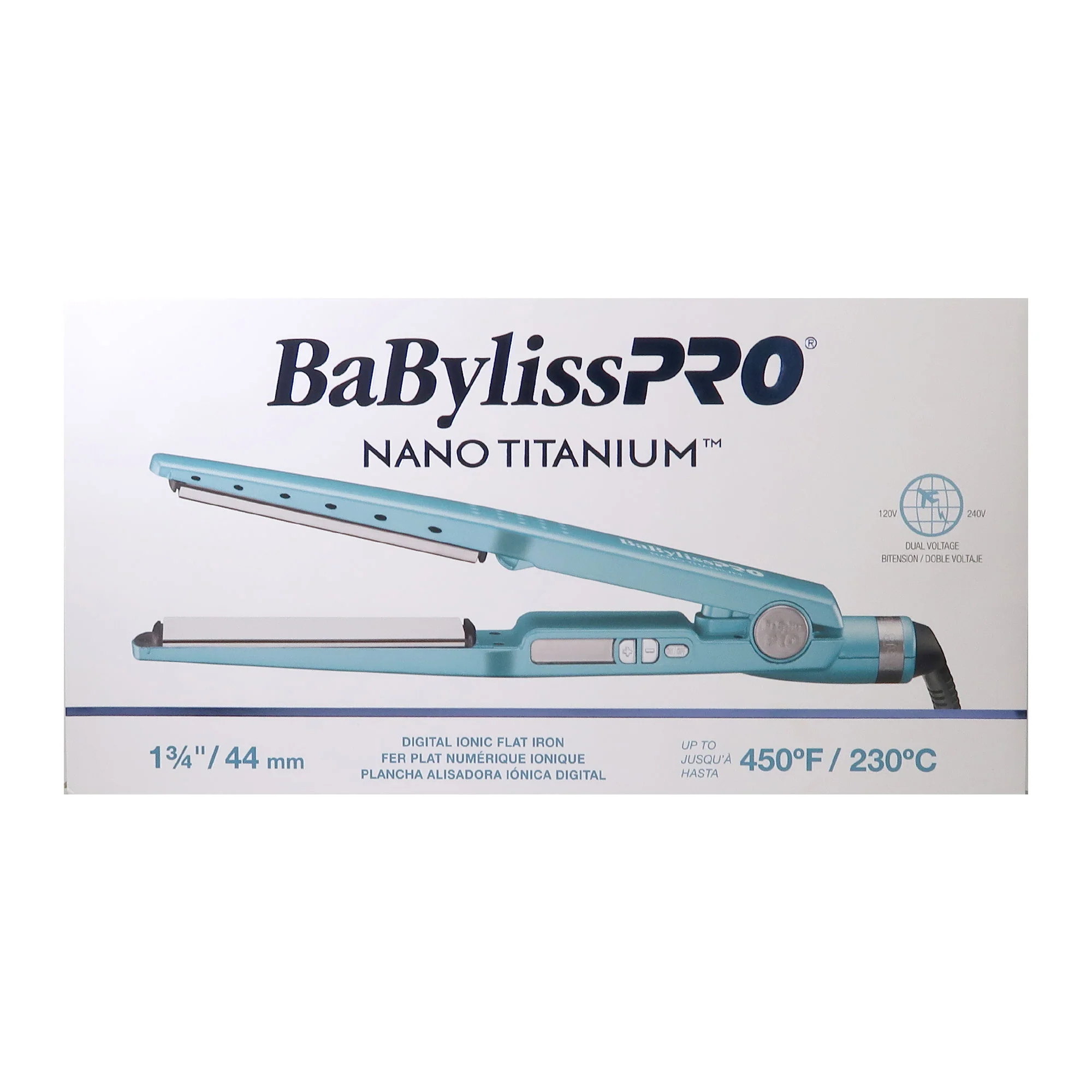 BaByliss Pro Nano Titanium Digital Ionic Flat Iron 1-3/4" #BNT4094TUC (Dual Voltage) - Image 5