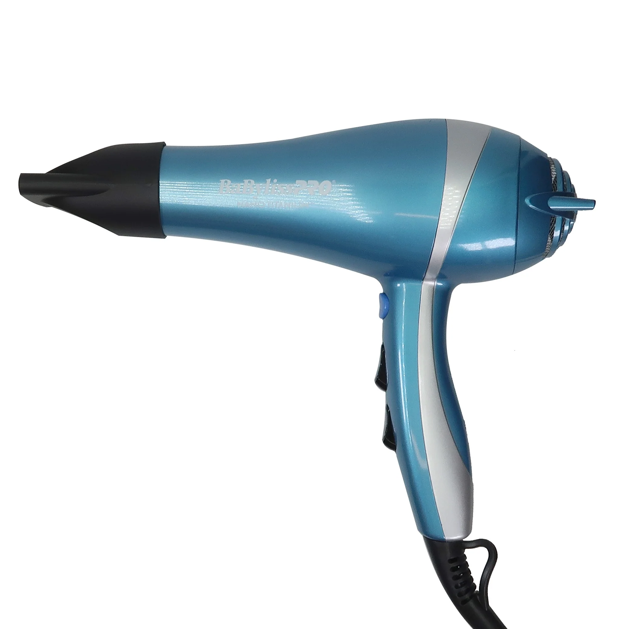 BaBylissPro Nano Titanium Lightweight Ionic Hair Dryer BNT5548 (Blue) - Image 3