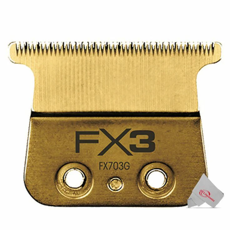 4x Babyliss Pro FX703G FX3 DLC Titanium Standard Tooth Ultra-Thin Blade Zero Gap Blade - Image 2