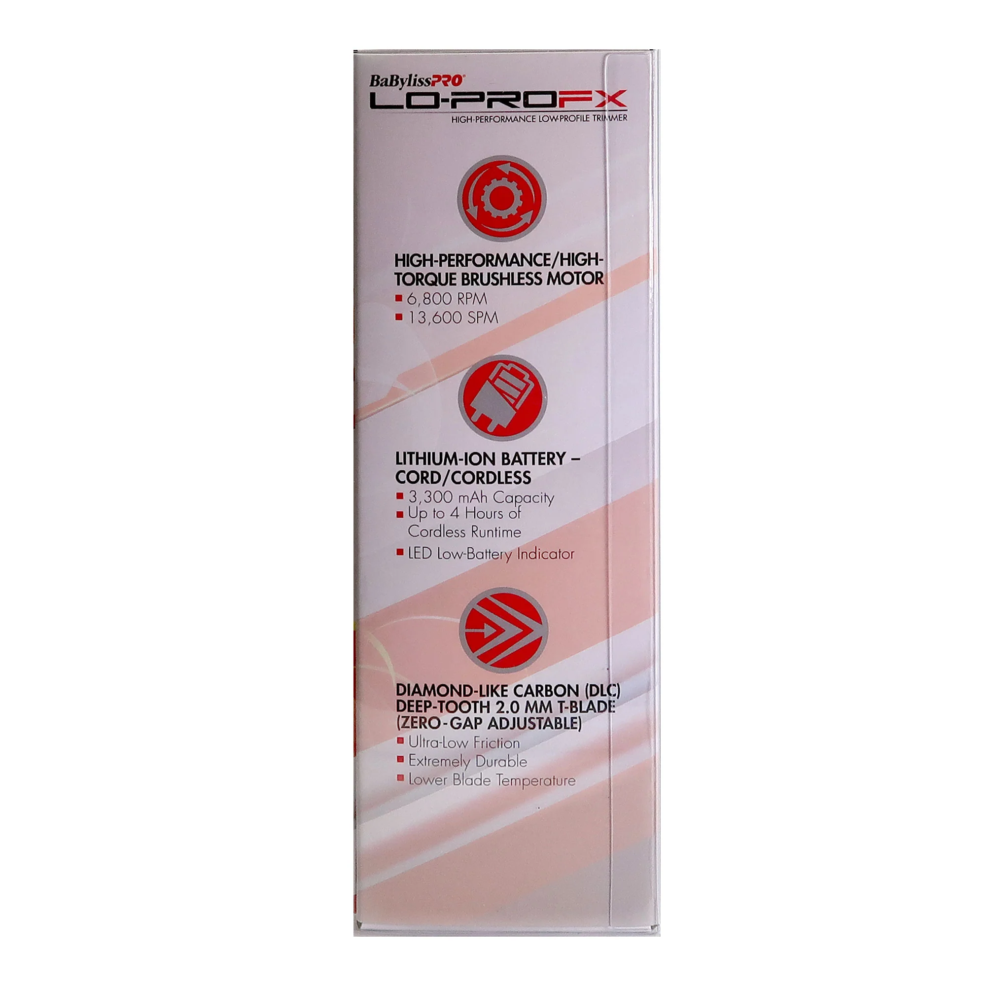 BaByliss PRO Limited Edition LO-PRO FX Trimmer (Van DA' Goat) Red #FX726RI - Image 5