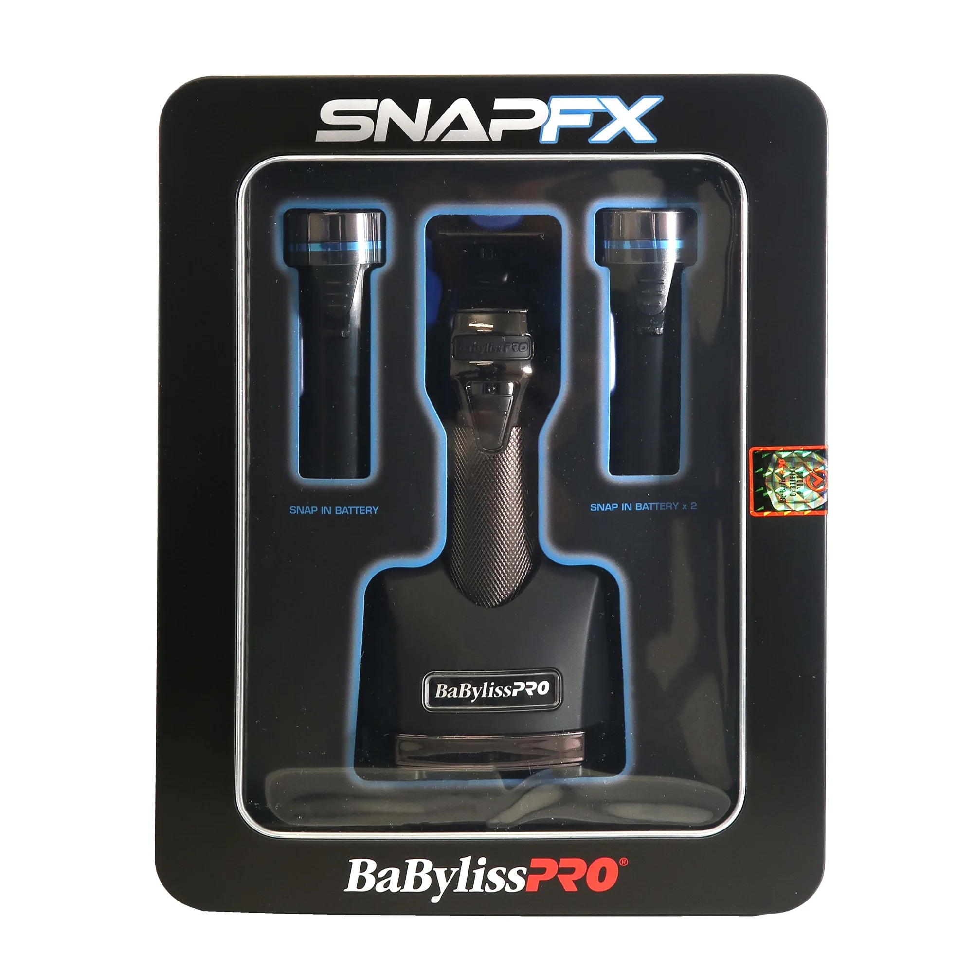 BaByliss Pro SNAPFX DLC Zero Gap Adjustable Trimmer with Snap In/Out Dual Lithium Battery System FX797 with High Capacity Battery for SNAPFX Trimmer FX797 and Fade Soft Neck Brush - Image 2