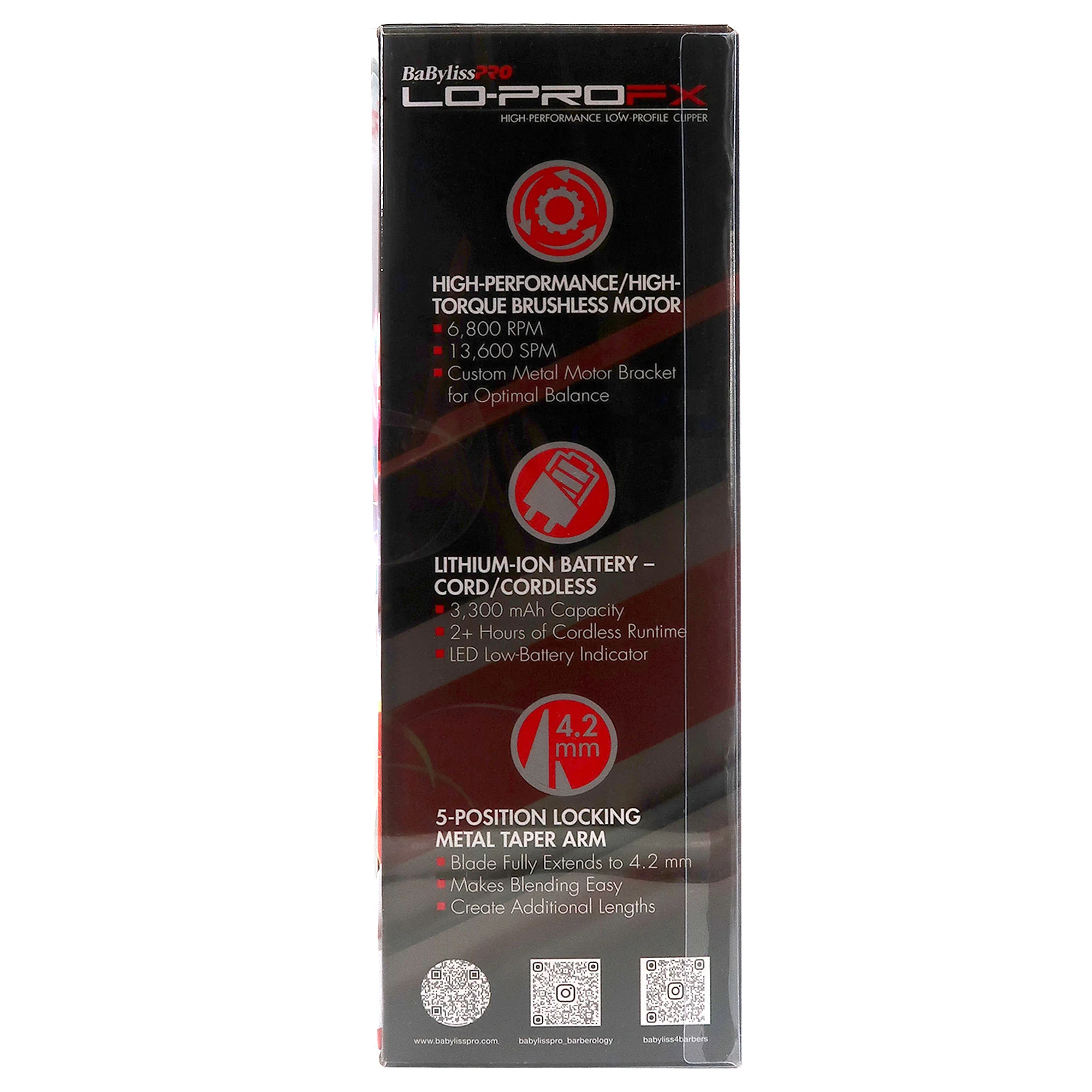 BaByliss Pro Limided Edition LO-PRO FX Cordless Clipper (Van Da' Goat) #FX825RI - Image 6