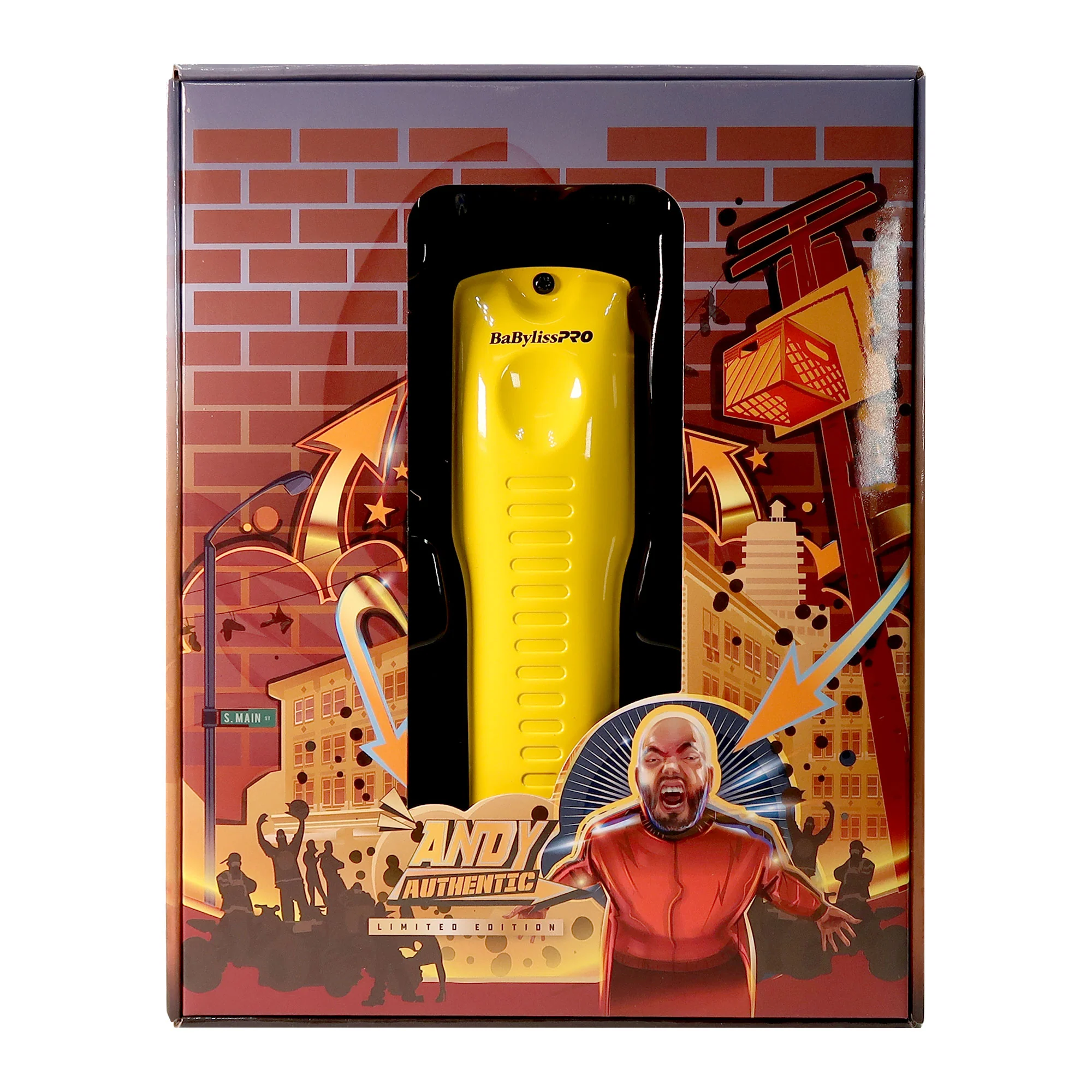 BaByliss Pro Limited Edition LO-PROFX Cordless Clipper (Andy Authentic) Yellow #FX825YI - Image 4