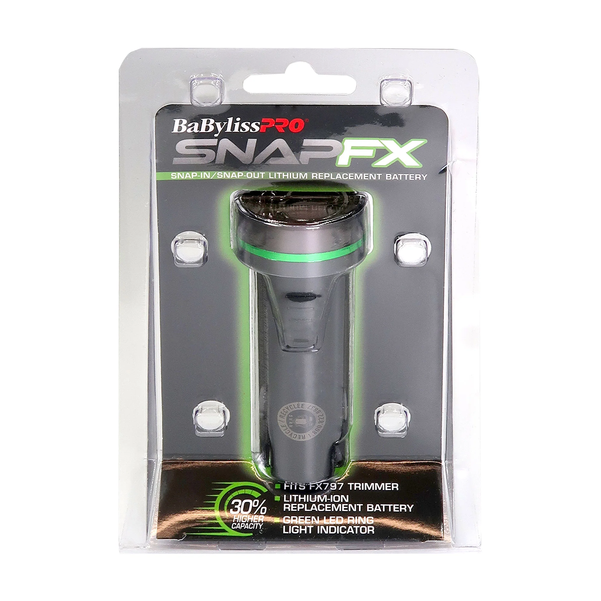 2x Babyliss Pro High Capacity Battery for SNAPFX Trimmer FX797- FXBPT33 - Image 2