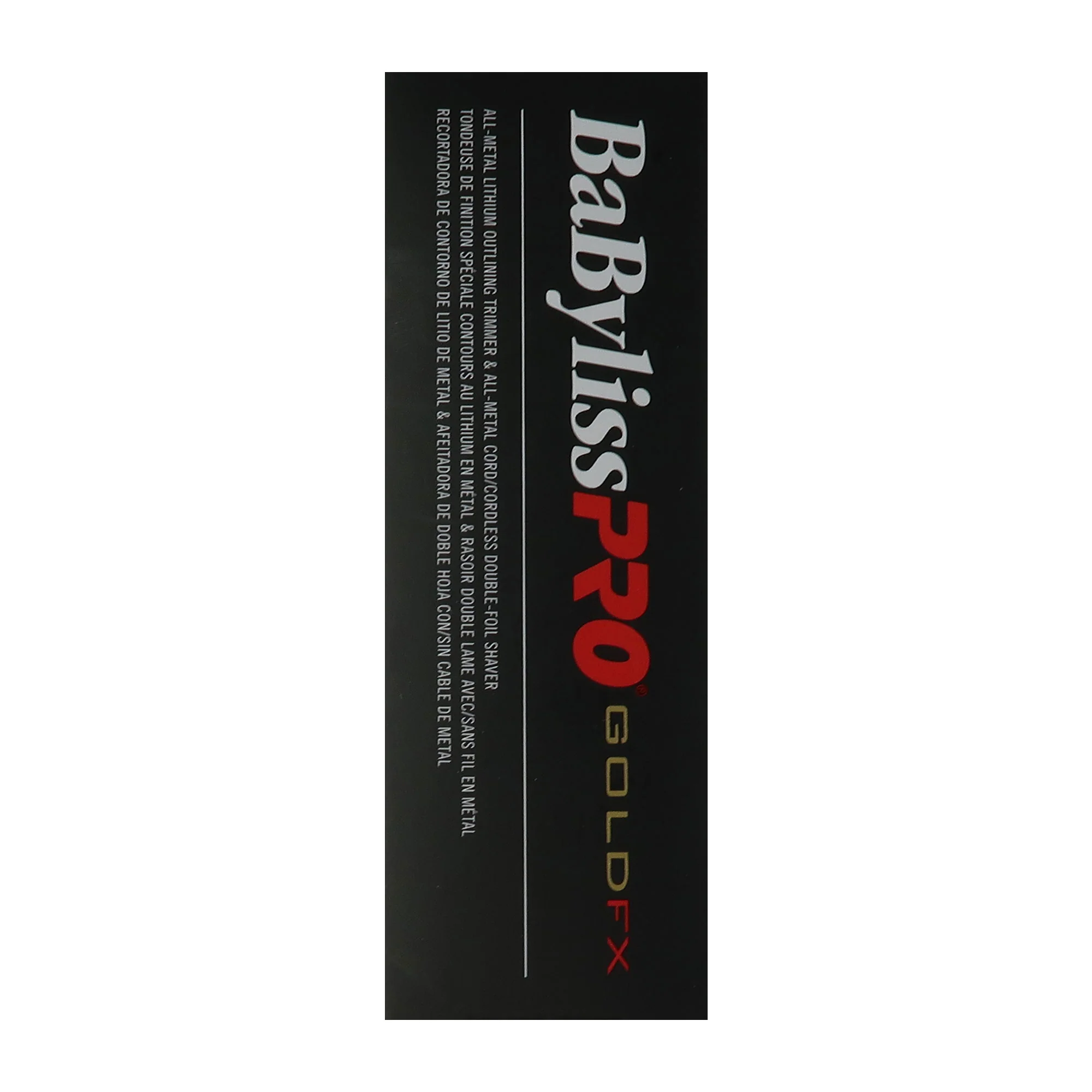 BaByliss Pro GOLDFX Collection - Metal Lithium Outlining Trimmer & Double Foil Shaver #FXHOLPK2G - Image 10