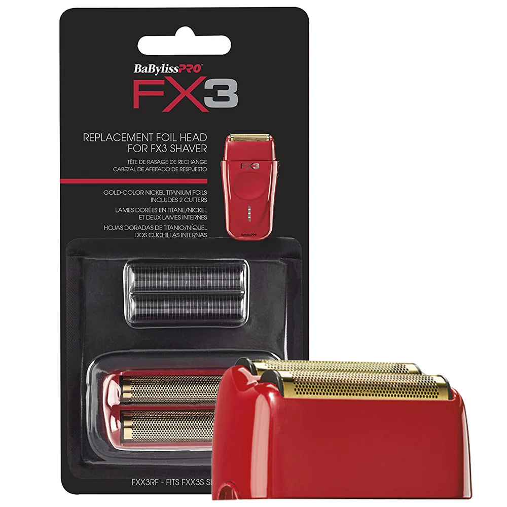 BaByliss PRO Barberology FX3 Double Foil Shaver FXX3S with 4 Replacement Foils and Cutters - Image 5