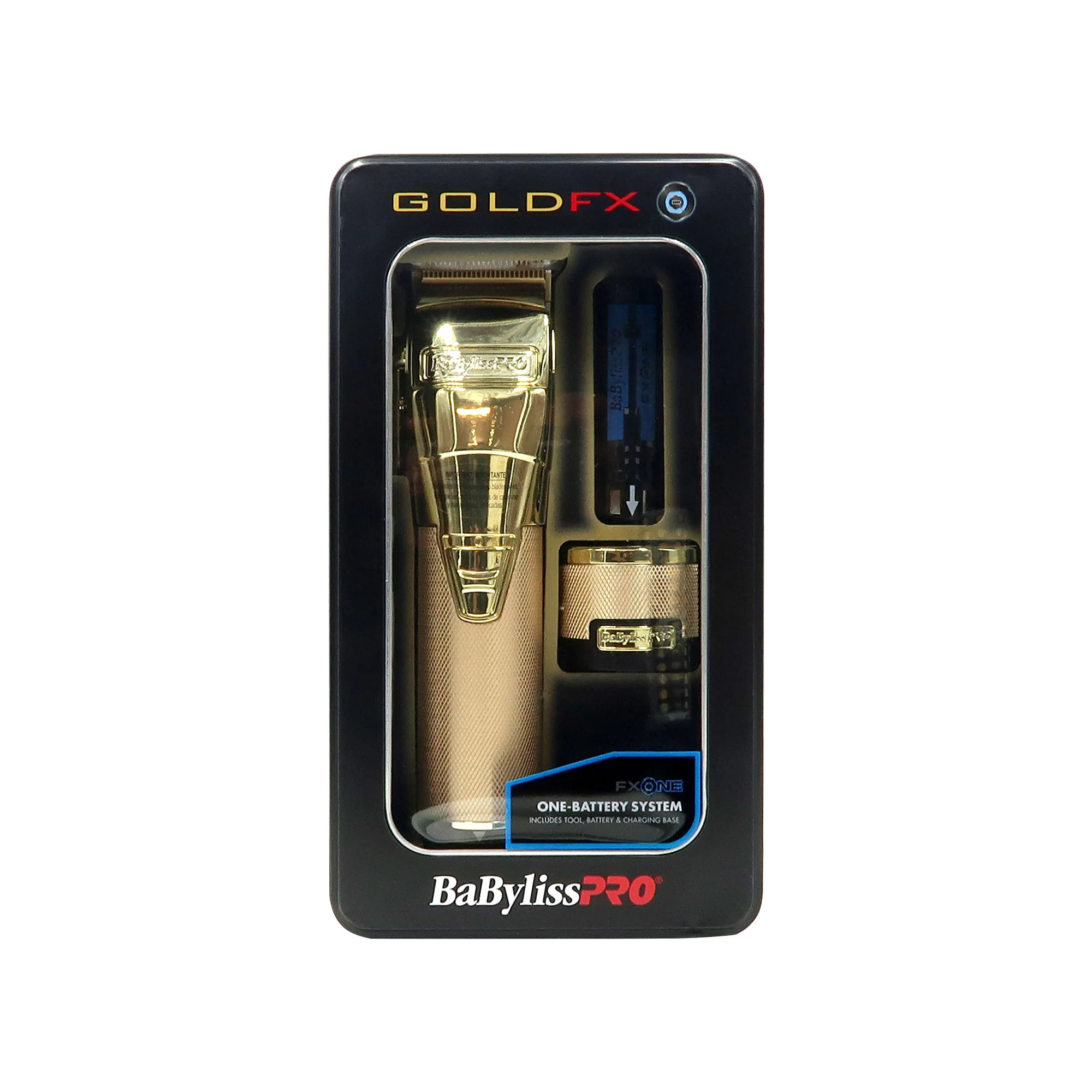BaByliss Pro FXONE GOLDFX All-Metal Interchangeable-Battery Clipper #FX899G - Image 7