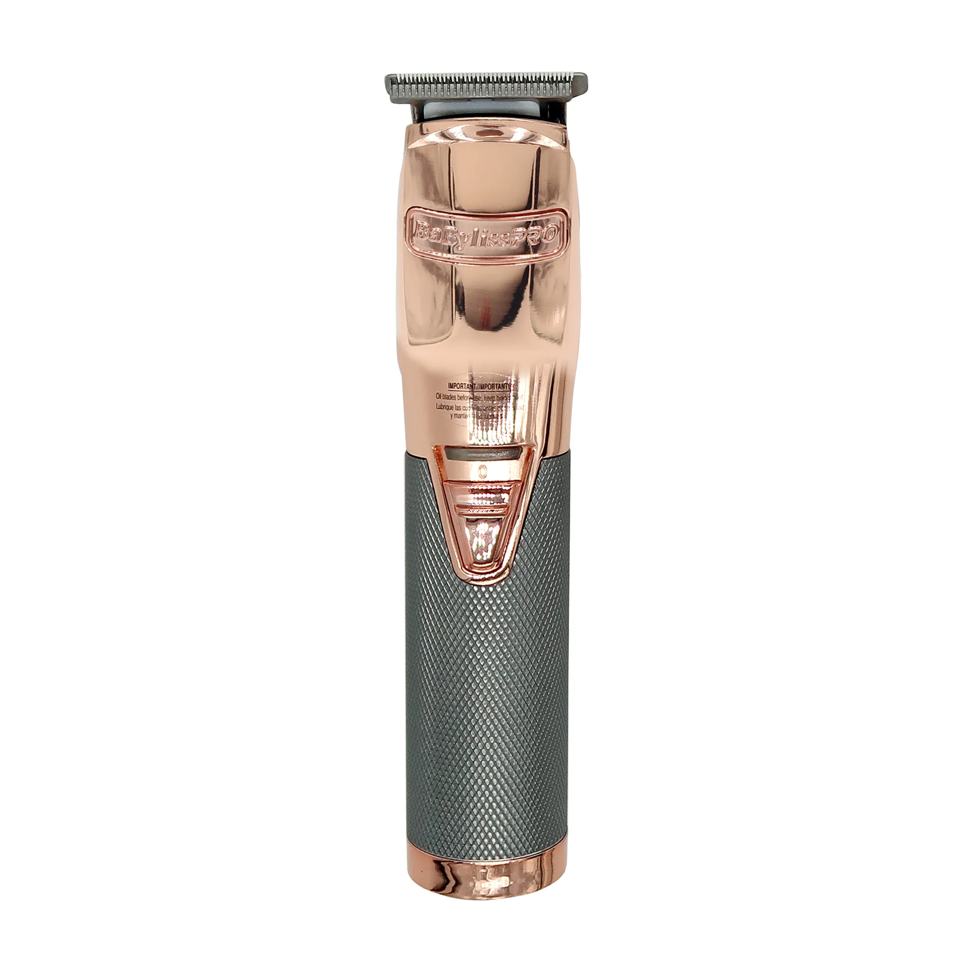 Babyliss Pro FX788RG Cordless Lithium Trimmer Rose Gold with BaByliss Pro LIMITED EDITION UVFOIL UV-Disinfecting Metal Single Foil Shaver - Rose Gold #FXLFS1RG - Image 2