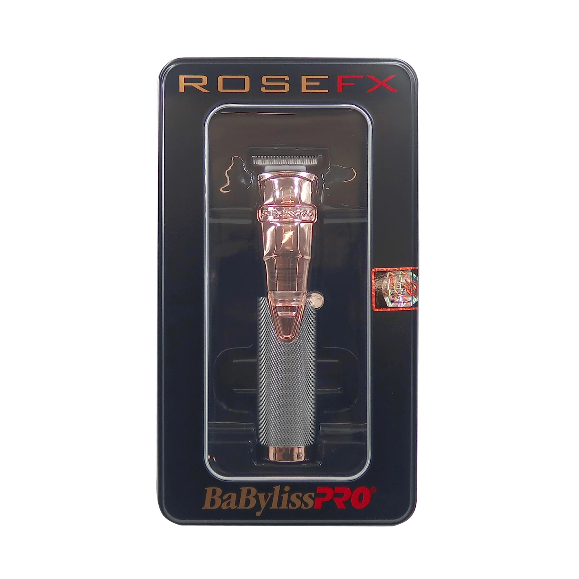 Babyliss Pro FX788RG Cordless Lithium Trimmer Rose Gold with BaByliss Pro LIMITED EDITION UVFOIL UV-Disinfecting Metal Single Foil Shaver - Rose Gold #FXLFS1RG - Image 4