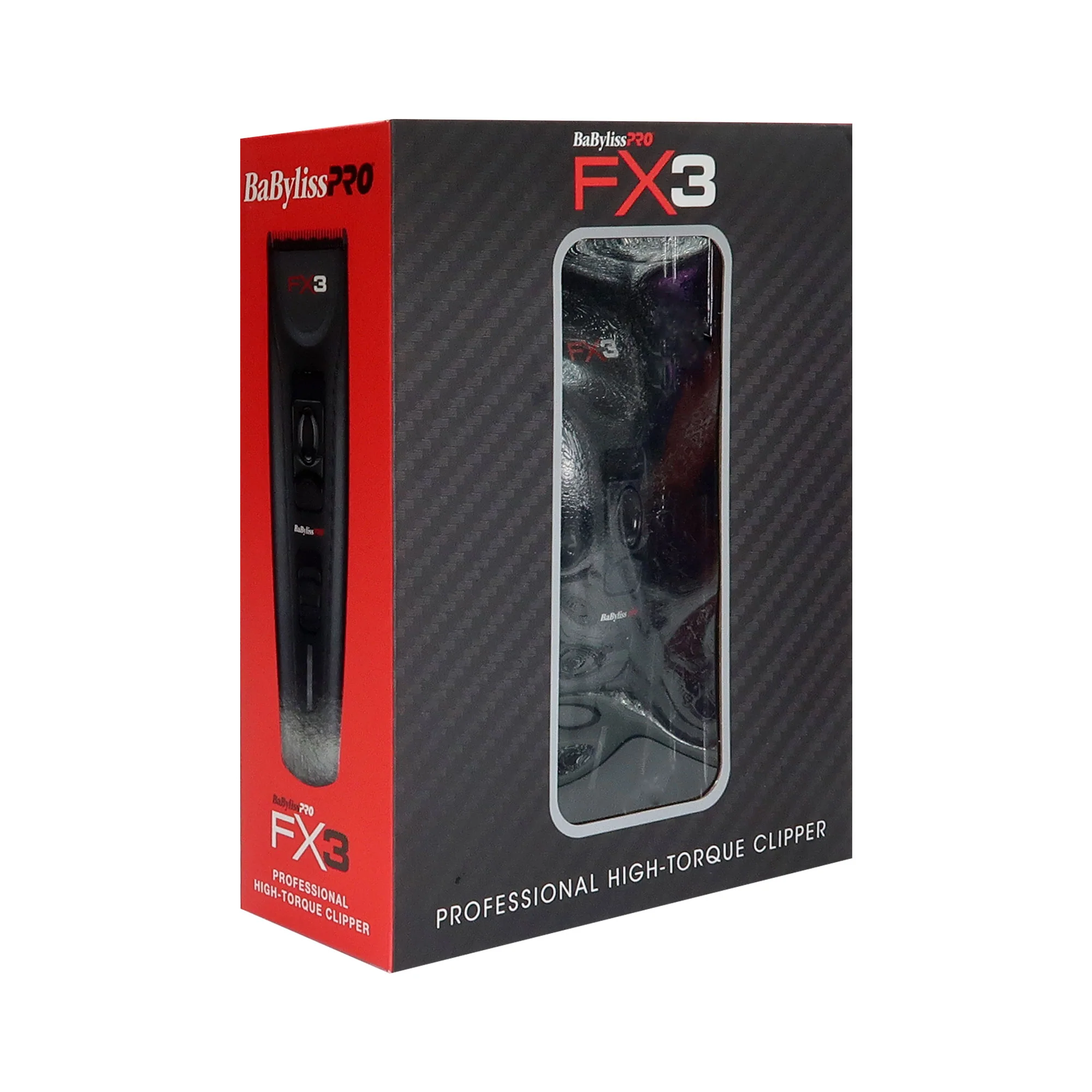 BaByliss Pro FX3 High Torque Cordless Clipper FXX3CB (Black) with Barberology Comb Set (Clipper, Cutting, Taper Combs) and Barberology Cutting Cape - Image 5