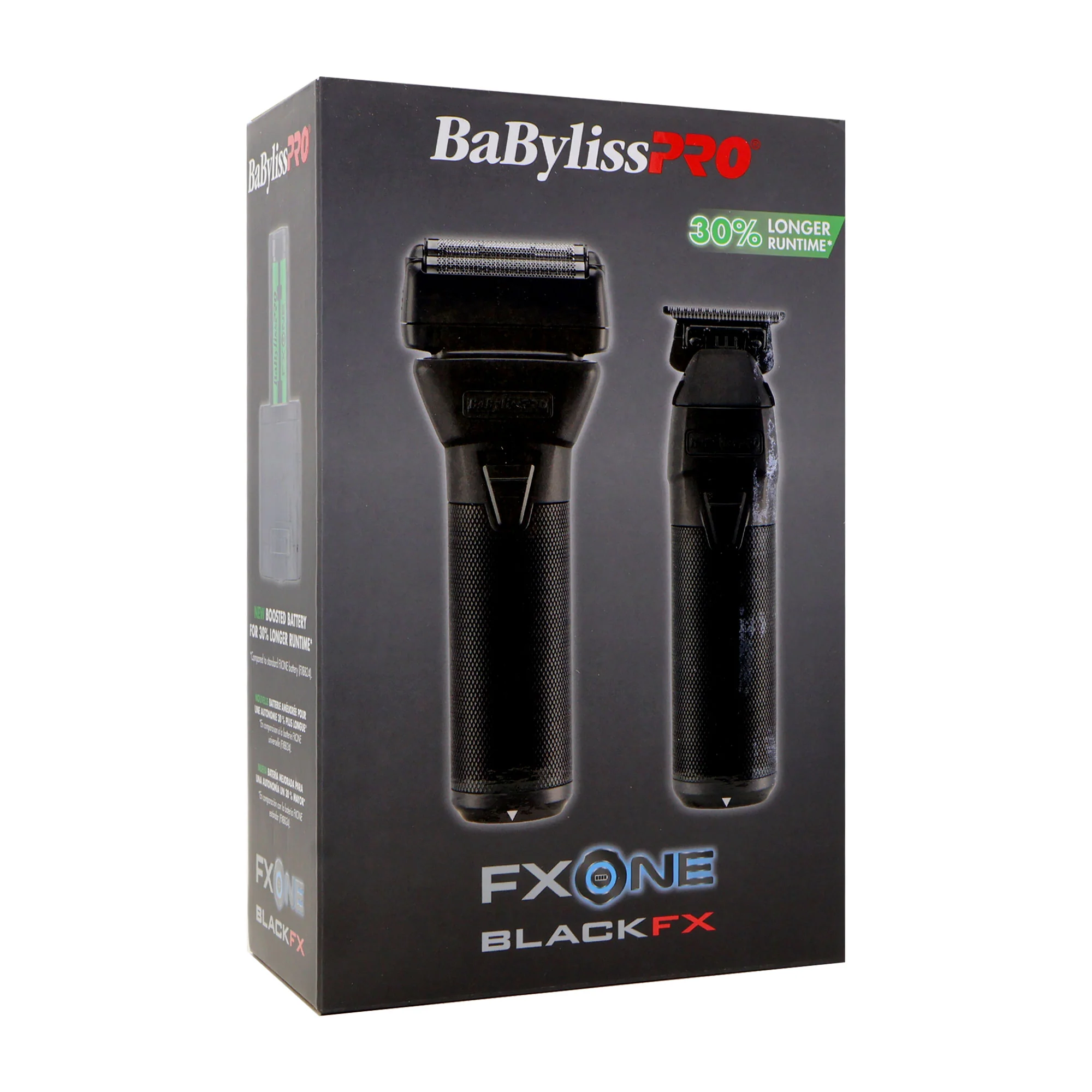 BaByliss Pro FXONE BlackFX Limited Edition Prepack - Stick Shaver and Outlining Trimmer (Black) FX1FSTMBPK - Image 3