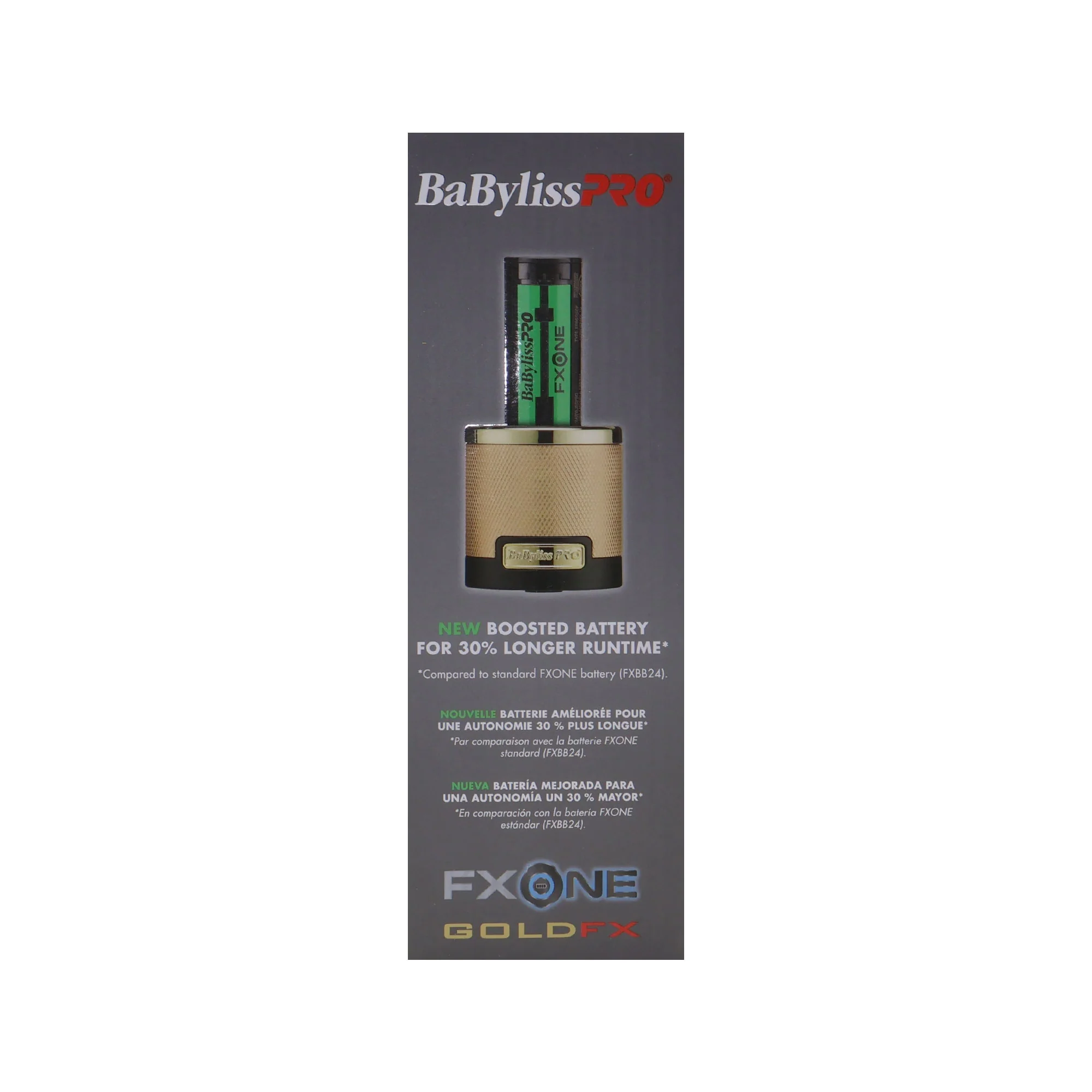 BaByliss Pro FXONE GOLDFX Limited Edition Prepack - Outlining Trimmer and Double Foil Stick Shaver (Gold) FX1FSTGPK with FXONE Dual-Charging Prepack FXC2BPPK and Comb - Image 7