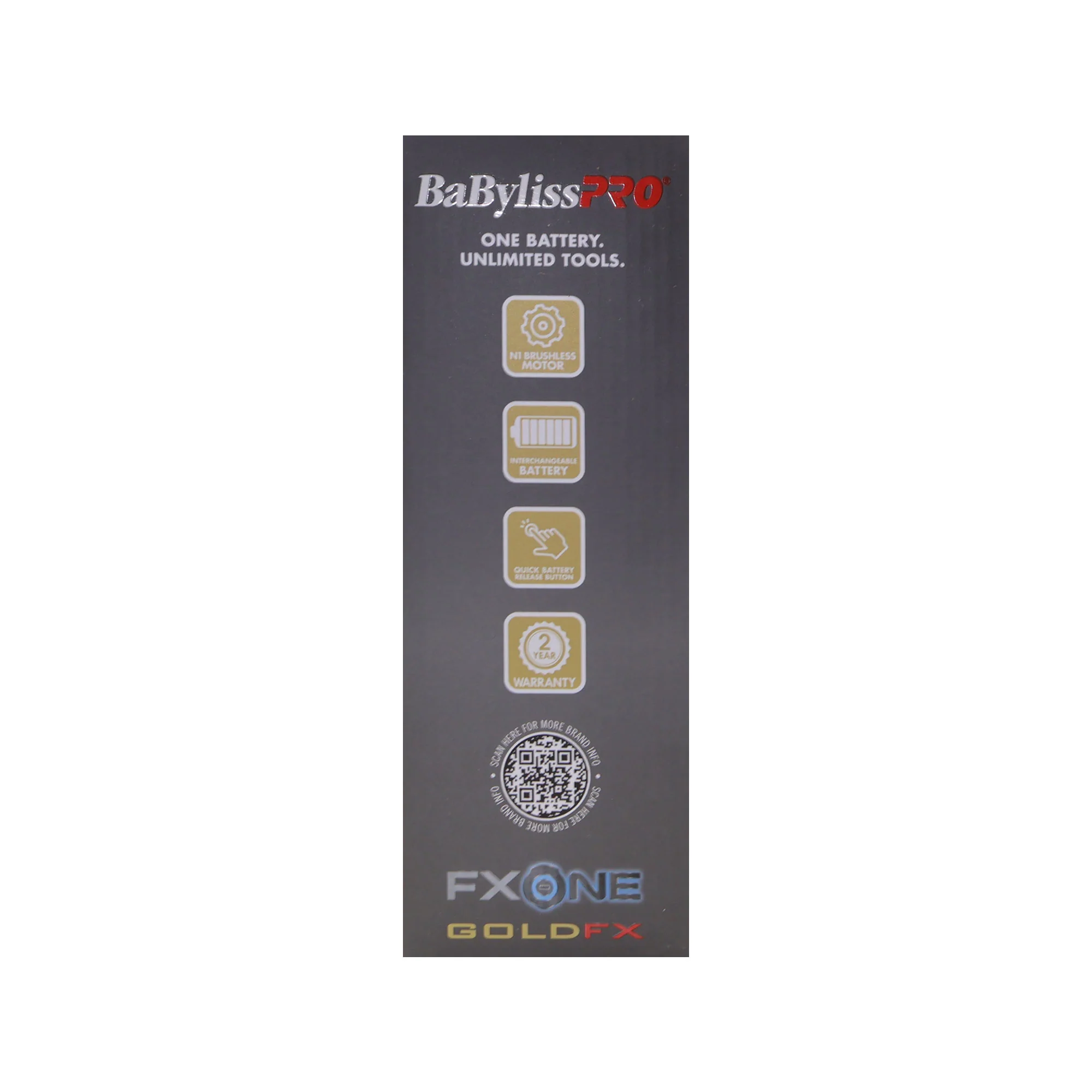 BaByliss Pro FXONE GOLDFX Limited Edition Prepack - Outlining Trimmer and Double Foil Stick Shaver (Gold) FX1FSTGPK with FXONE Dual-Charging Prepack FXC2BPPK and Comb - Image 8