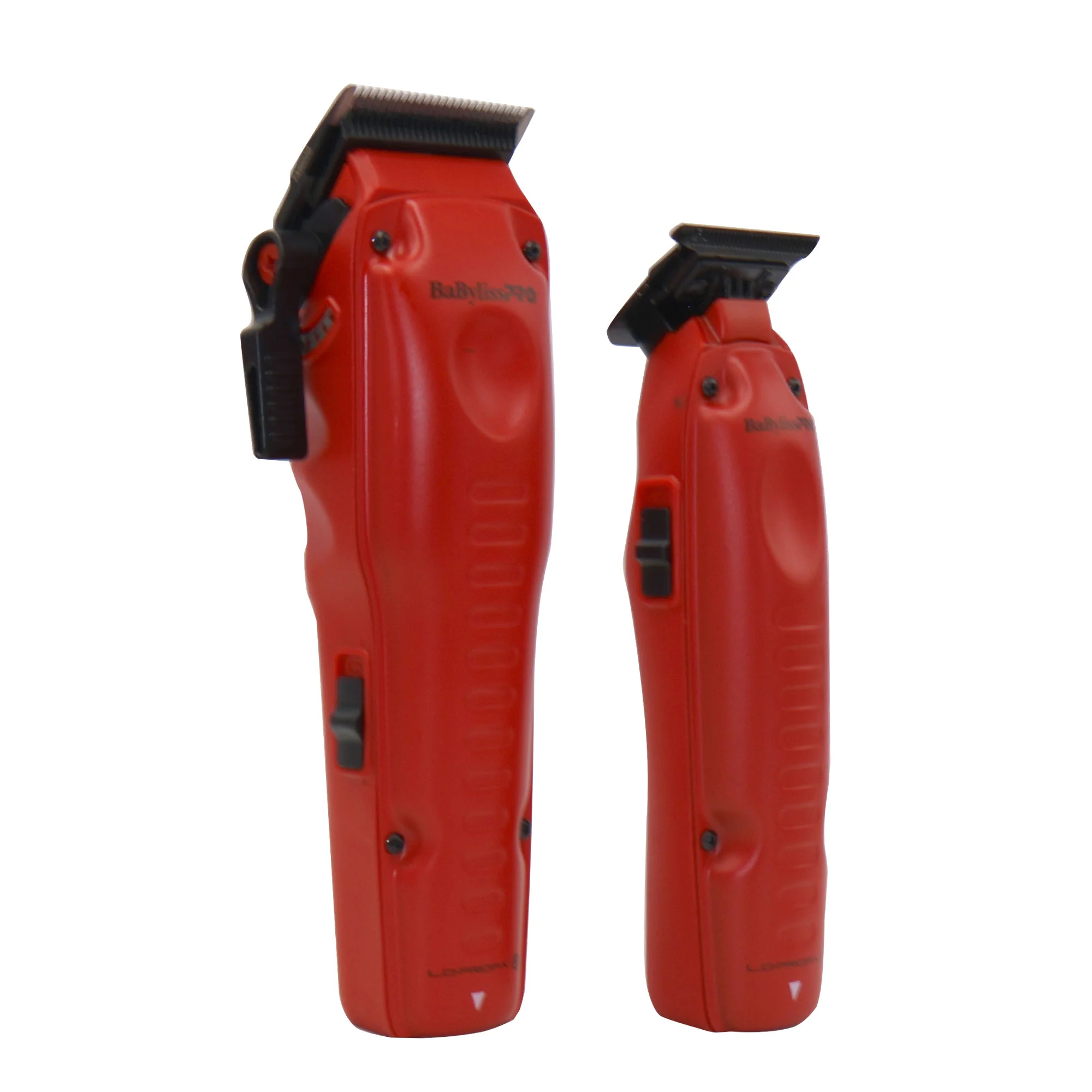 BaBylissPRO FXONE LO-PROFX Clipper & Trimmer Red Kit w/ Fade Brush, Charging Base & Pouch - Image 3