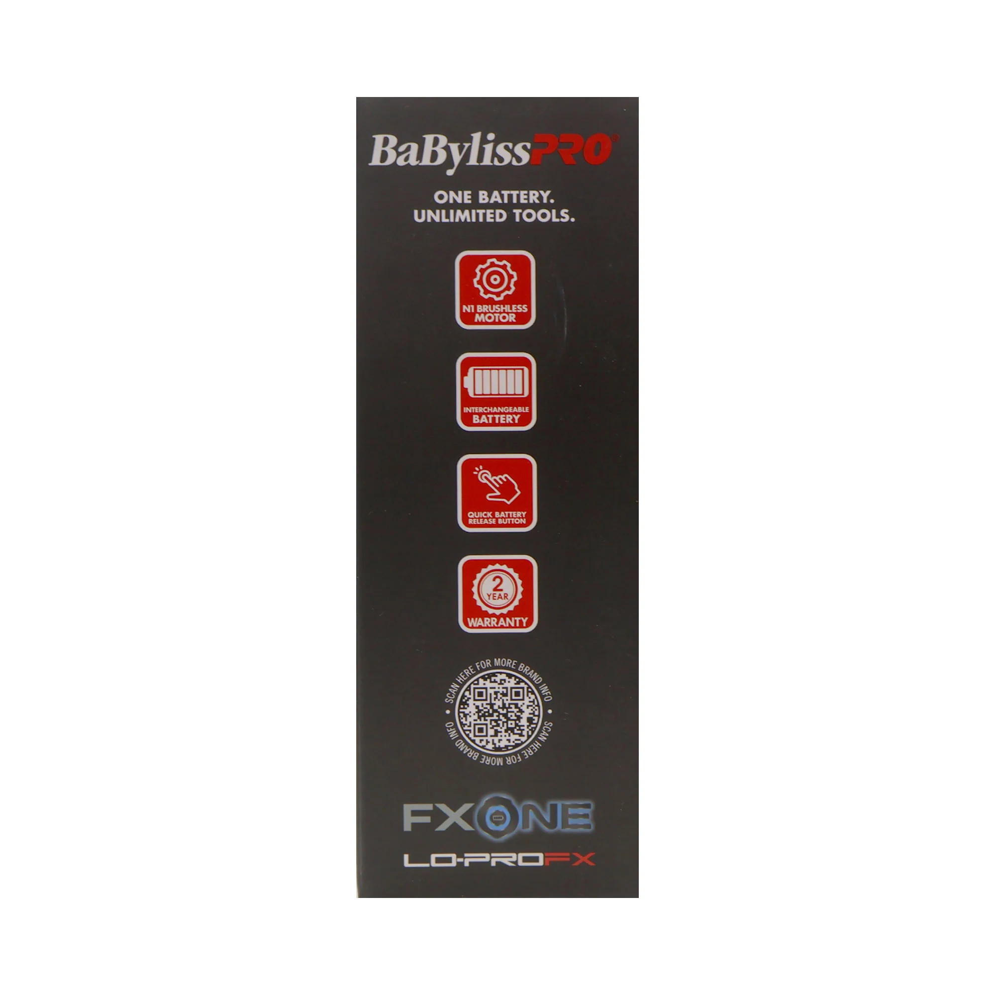 BaBylissPRO FXONE LO-PROFX Clipper & Trimmer Red Kit w/ Fade Brush, Charging Base & Pouch - Image 7