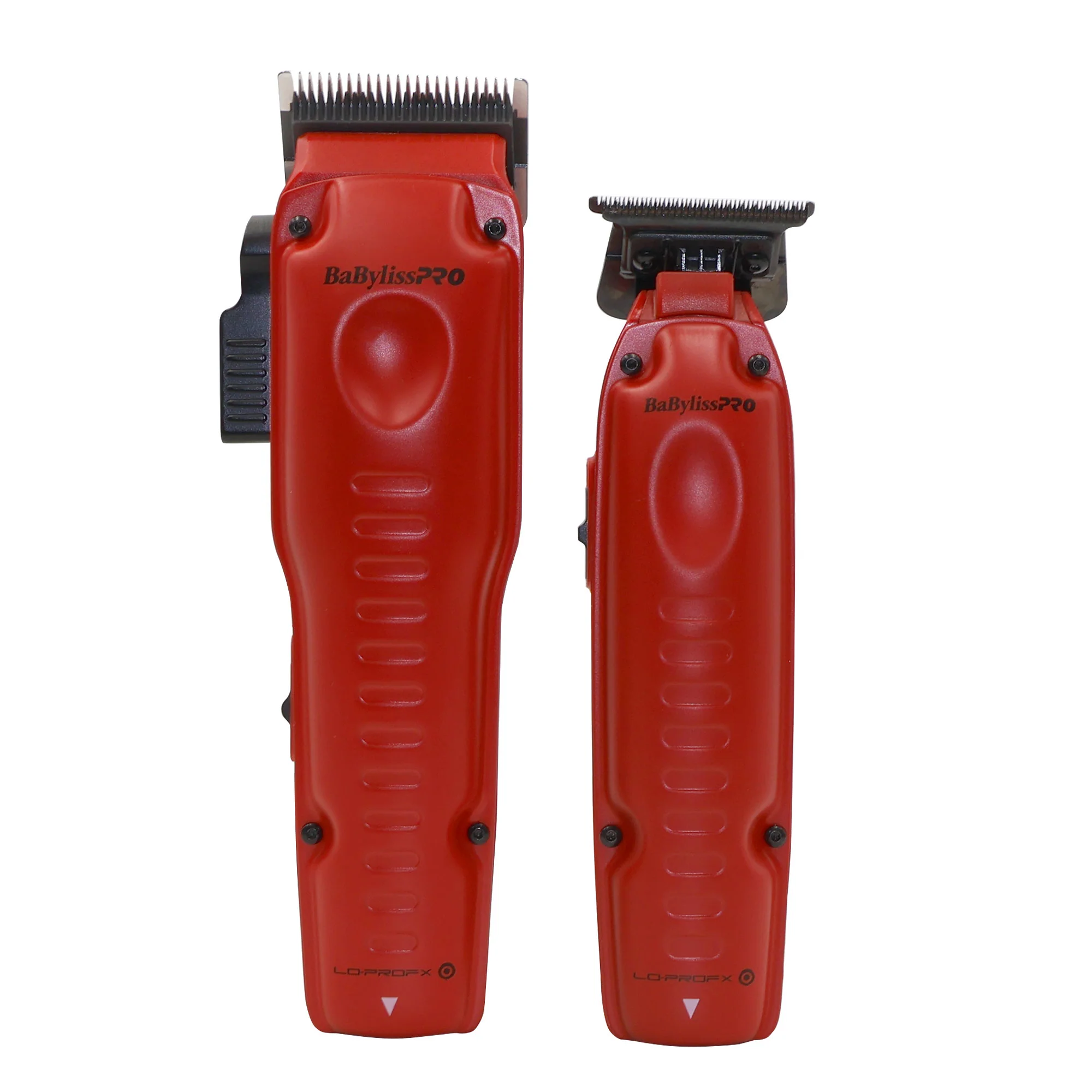 BaByliss Pro FXONE LO-PROFX Hair Clipper, Trimmer, Charging Base and Boosted Capacity Battery (Red) FX129MRPK + Comb Set - Image 2