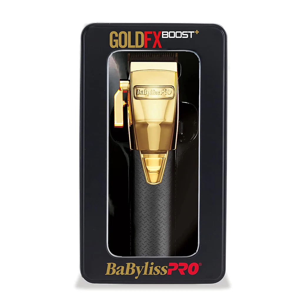 BaByliss Pro GoldFX Boost+ Gold Adjustable Blade Cordless Clipper (FX870GBP) with DLC and Titanium Coated Replacement Clipper Blade + Comb Set - Image 4