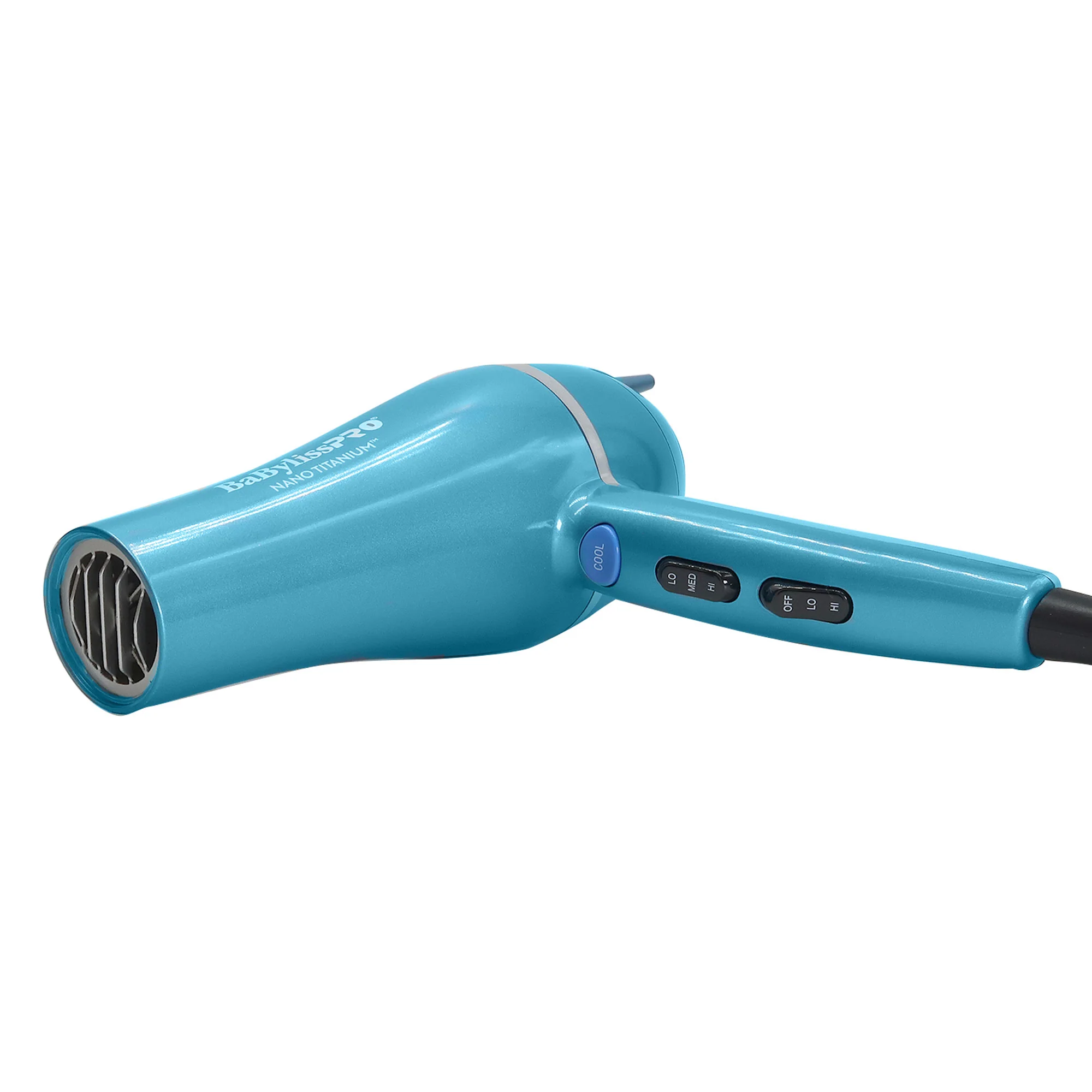 BaByliss Pro Nano Titanium Lightweight Ionic Dryer & Folding Travel Dryer BNTPP70 + Nano Titanium Prima2000 3/4" Mini Flat / Curling Iron Iridescent BNTBRB2000UC - Image 5