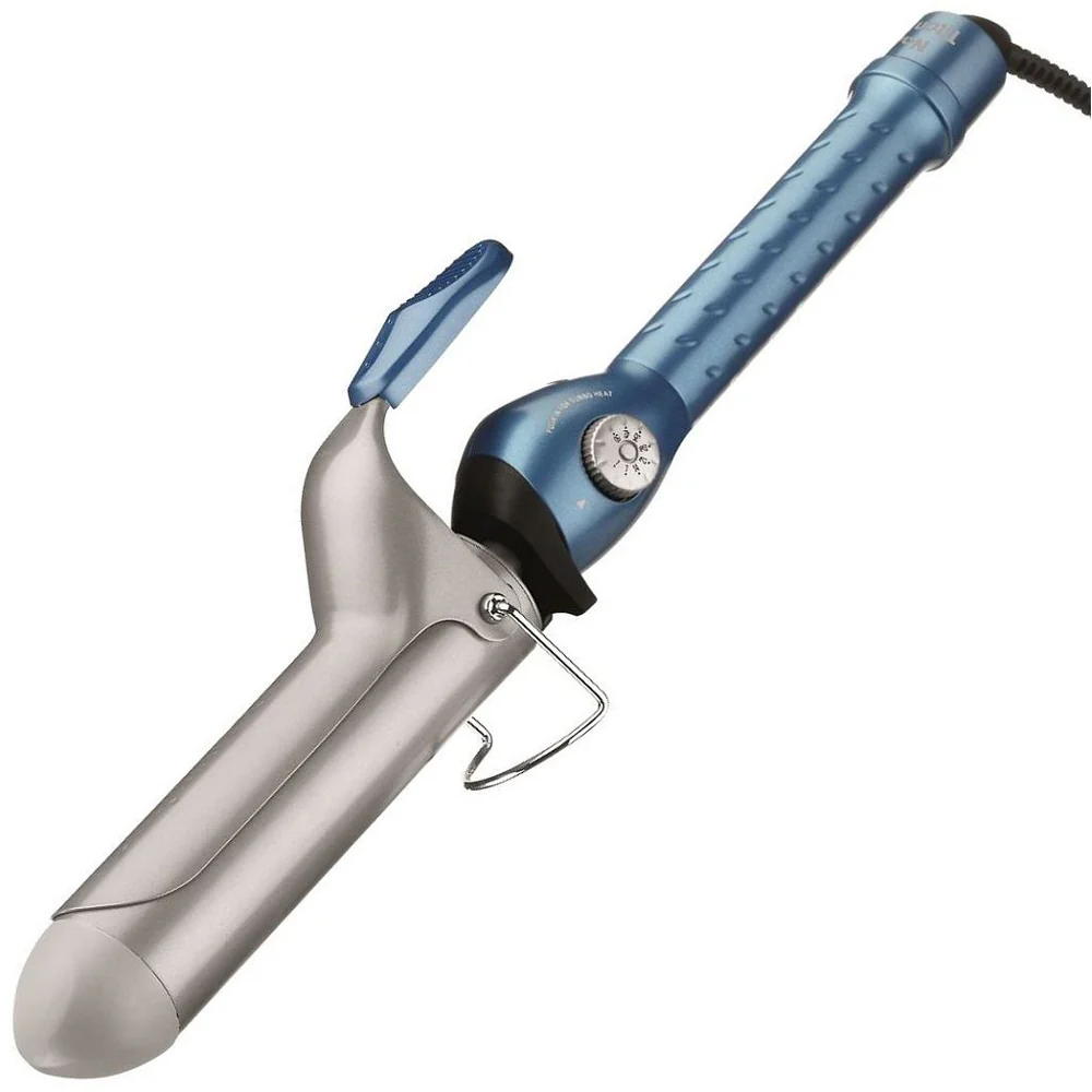 BaByliss Pro LIMITED EDITION Nano Titanium Prima 3000 1¼" Stainless Steel Flat Iron #BNTMB3000TUC with 1½" Spring Curling Iron BNT150S and Apron, Detangler Brush - Image 9