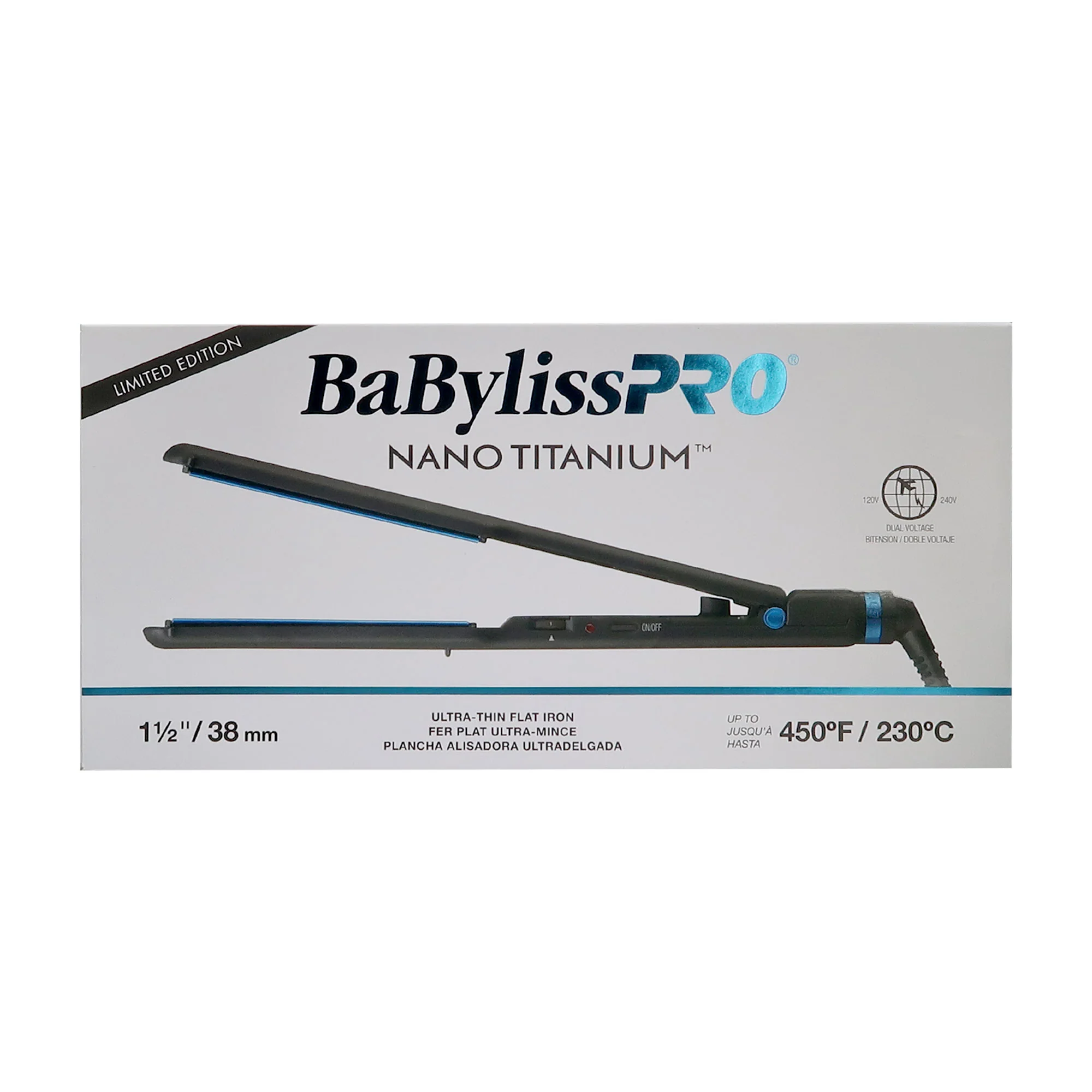 BaByliss Pro LIMITED EDITON Nano Titanium Ultra-Thin 1" Flat Iron BNTMB4072TUC with BaByliss Pro LIMITED EDITON Nano Titanium 1-1/2" Ultra-Thin Flat Iron BNTMB4073TUC - Image 9